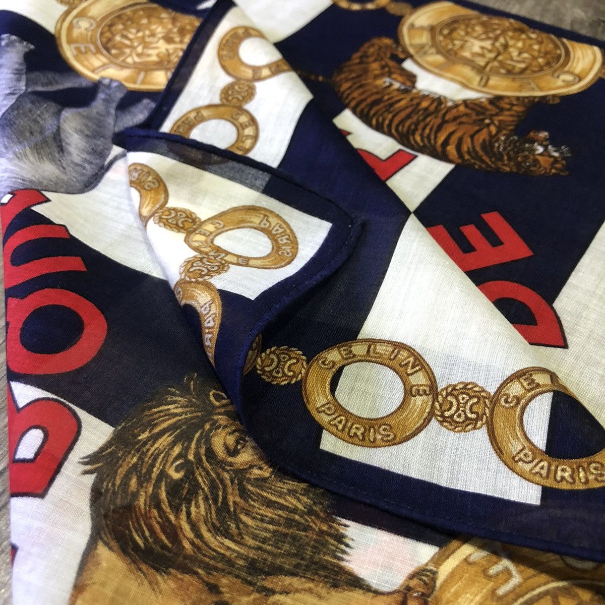 Celine × Vintage Celine Pocket Square | Bandana | Handkerchief Size ONE SIZE - 9 Thumbnail