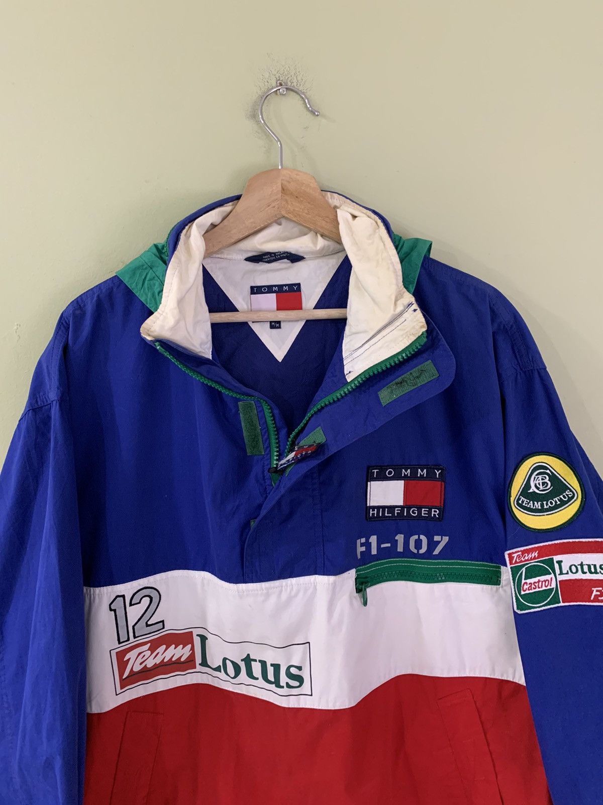 Racing Tommy Hilfiger Vintage Vintage 90s Tommy Hilfiger Lotus Jacket Pullover Formula 1 Grailed