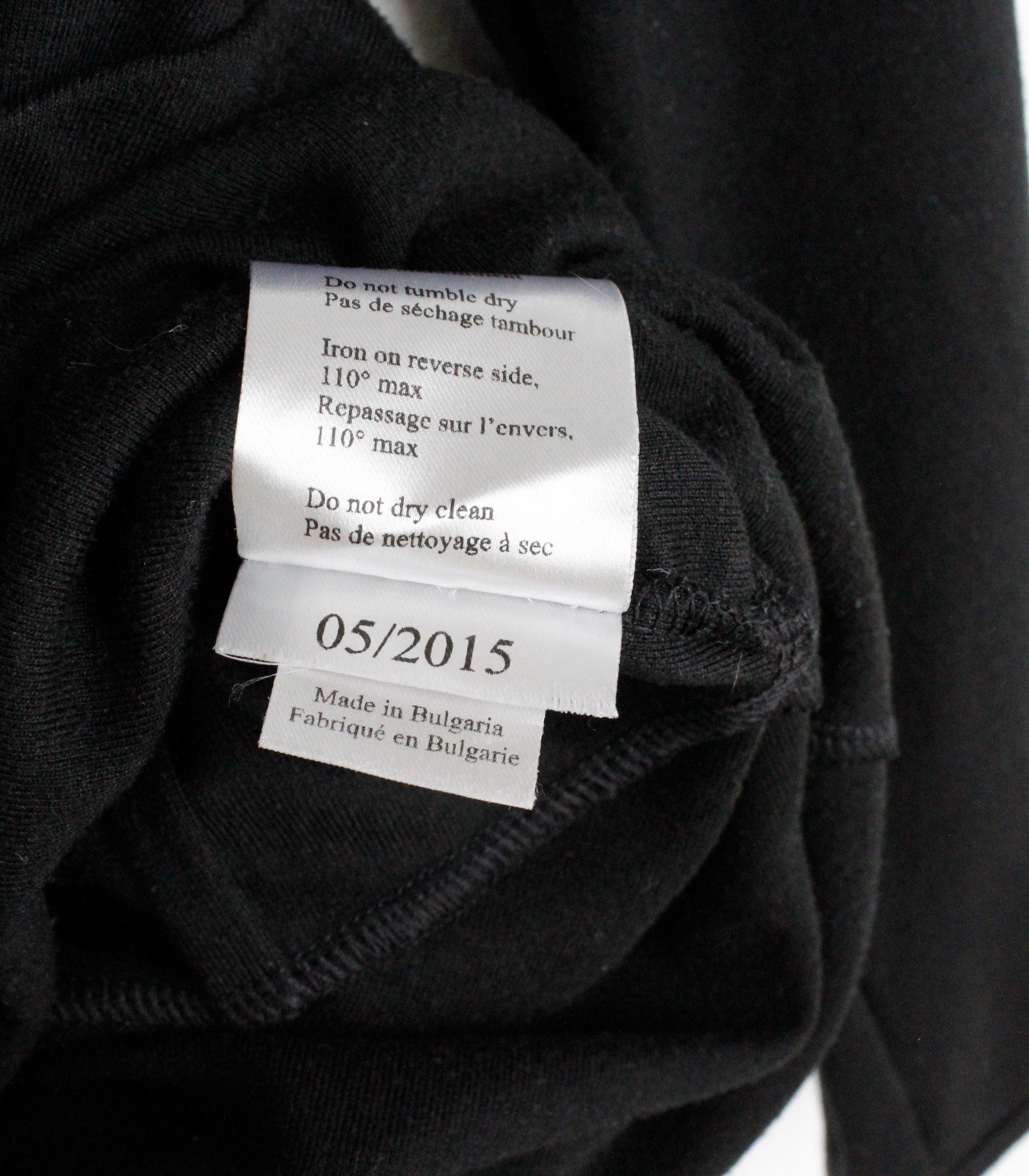 Christian Dior Monsieur × Dior Wmns Dior Uniforms Logo Black Flared Blouse Top Size L / US 10 / IT 46 - 5 Thumbnail