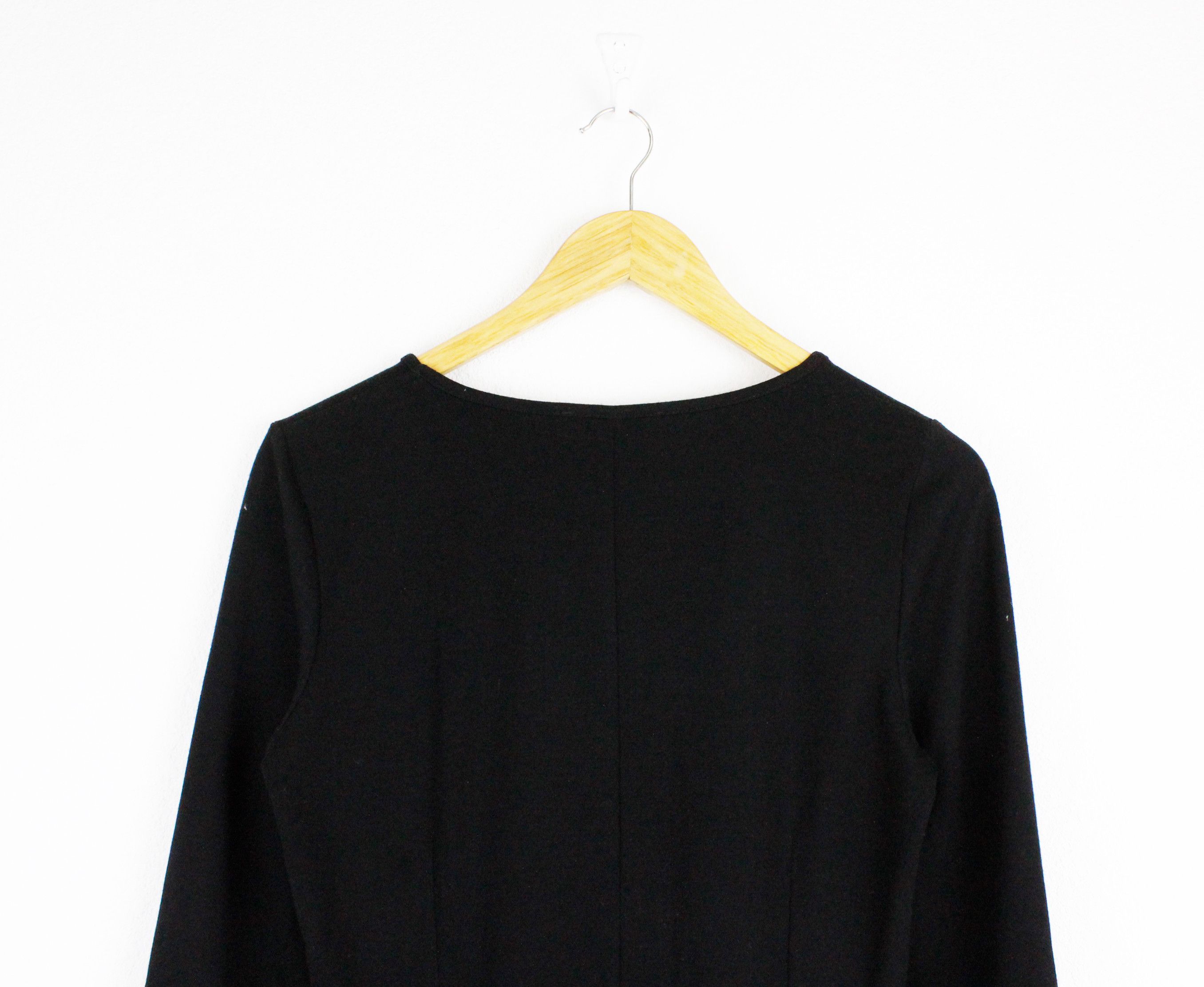 Christian Dior Monsieur × Dior Wmns Dior Uniforms Logo Black Flared Blouse Top Size L / US 10 / IT 46 - 7 Thumbnail