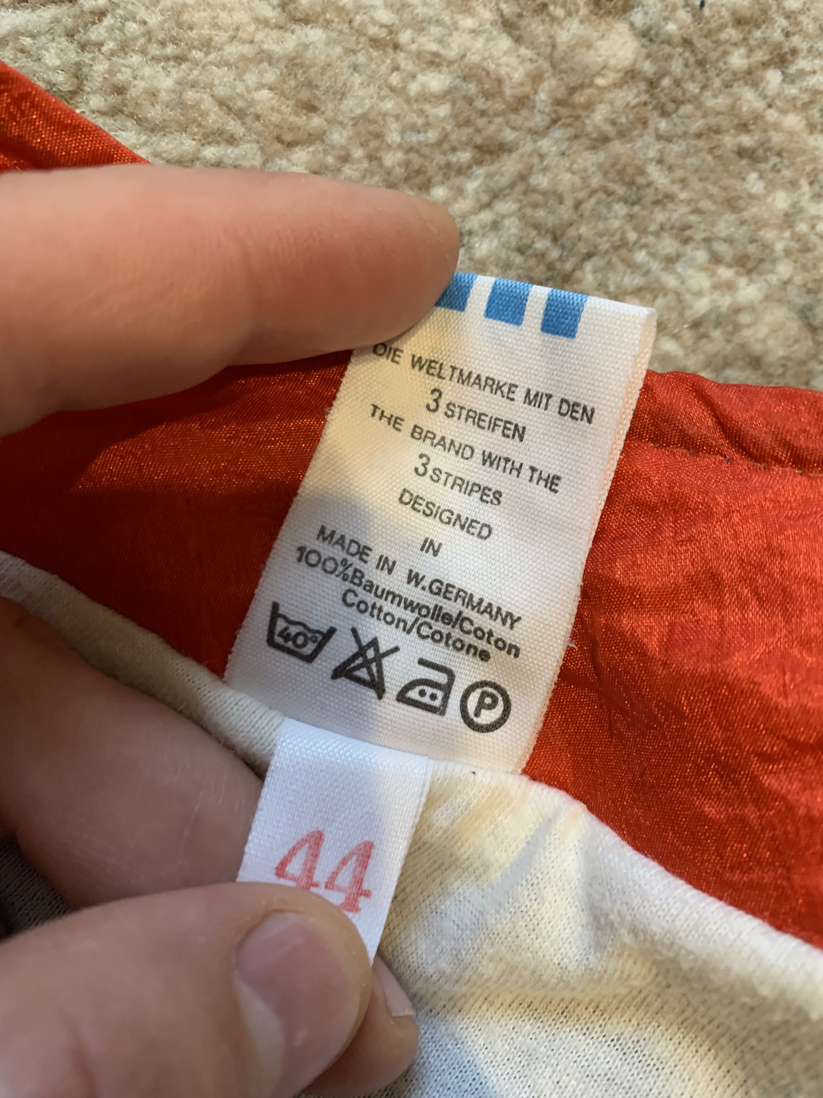 Adidas Adidas Vintage West Germany Size US XL / EU 56 / 4 - 11 Thumbnail