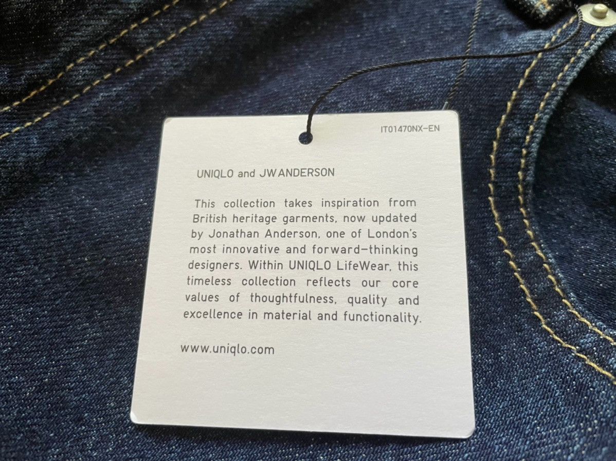 JW Anderson × Uniqlo Size 32 Dark Blue J.W. Anderson Jeans Bootcut Denim Pants Size US 32 / EU 48 - 23 Thumbnail