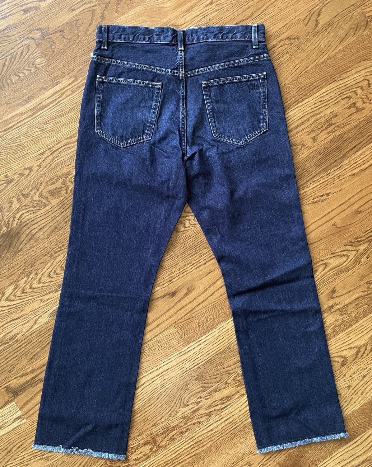 JW Anderson × Uniqlo Size 32 Dark Blue J.W. Anderson Jeans Bootcut Denim Pants Size US 32 / EU 48 - 2 Thumbnail