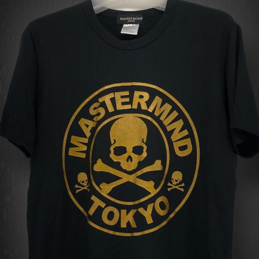 Mastermind Japan MMJ - 💥💥Rare Gold Big Logo Print💥💥 - MMD2-TS01 Size US M / EU 48-50 / 2 - 2 Thumbnail