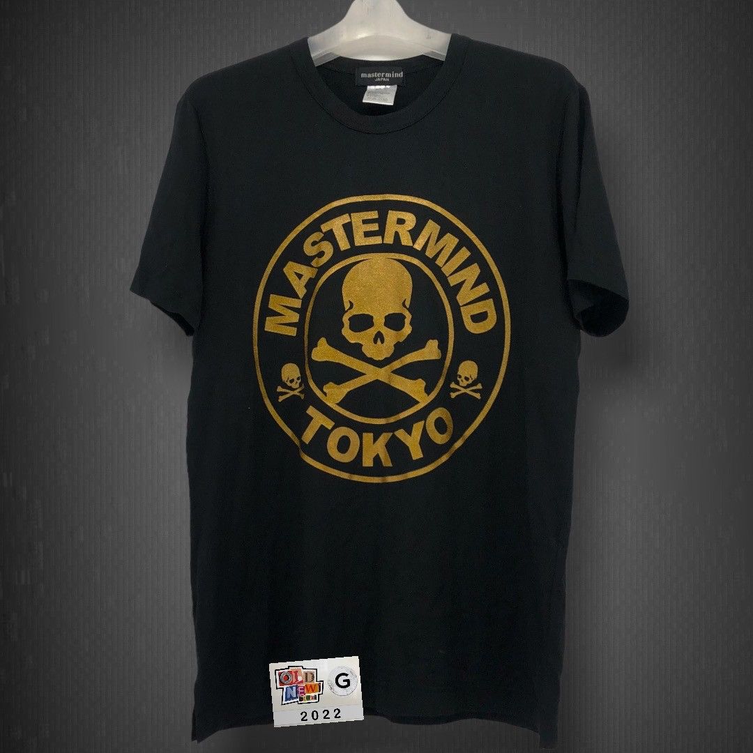 Mastermind Japan MMJ - 💥💥Rare Gold Big Logo Print💥💥 - MMD2-TS01 Size US M / EU 48-50 / 2 - 1 Thumbnail