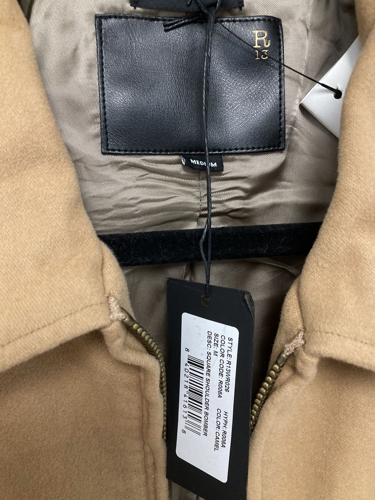 R13 Square shoulder bomber jacket. Medium Size M / US 6-8 / IT 42-44 - 12 Thumbnail
