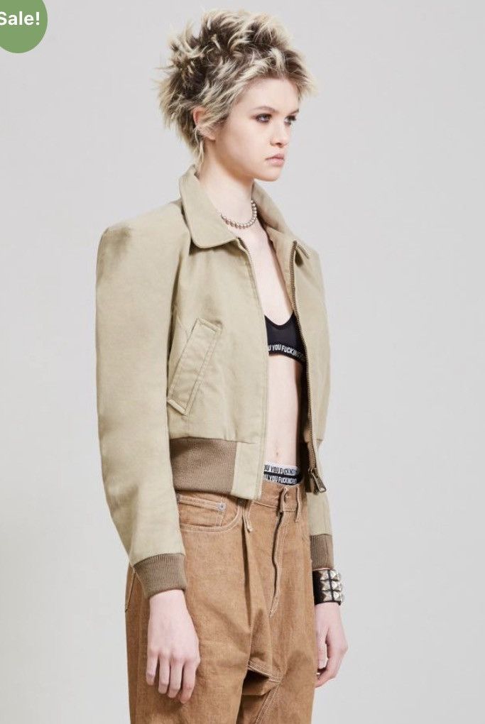 R13 Square shoulder bomber jacket. Medium Size M / US 6-8 / IT 42-44 - 2 Thumbnail