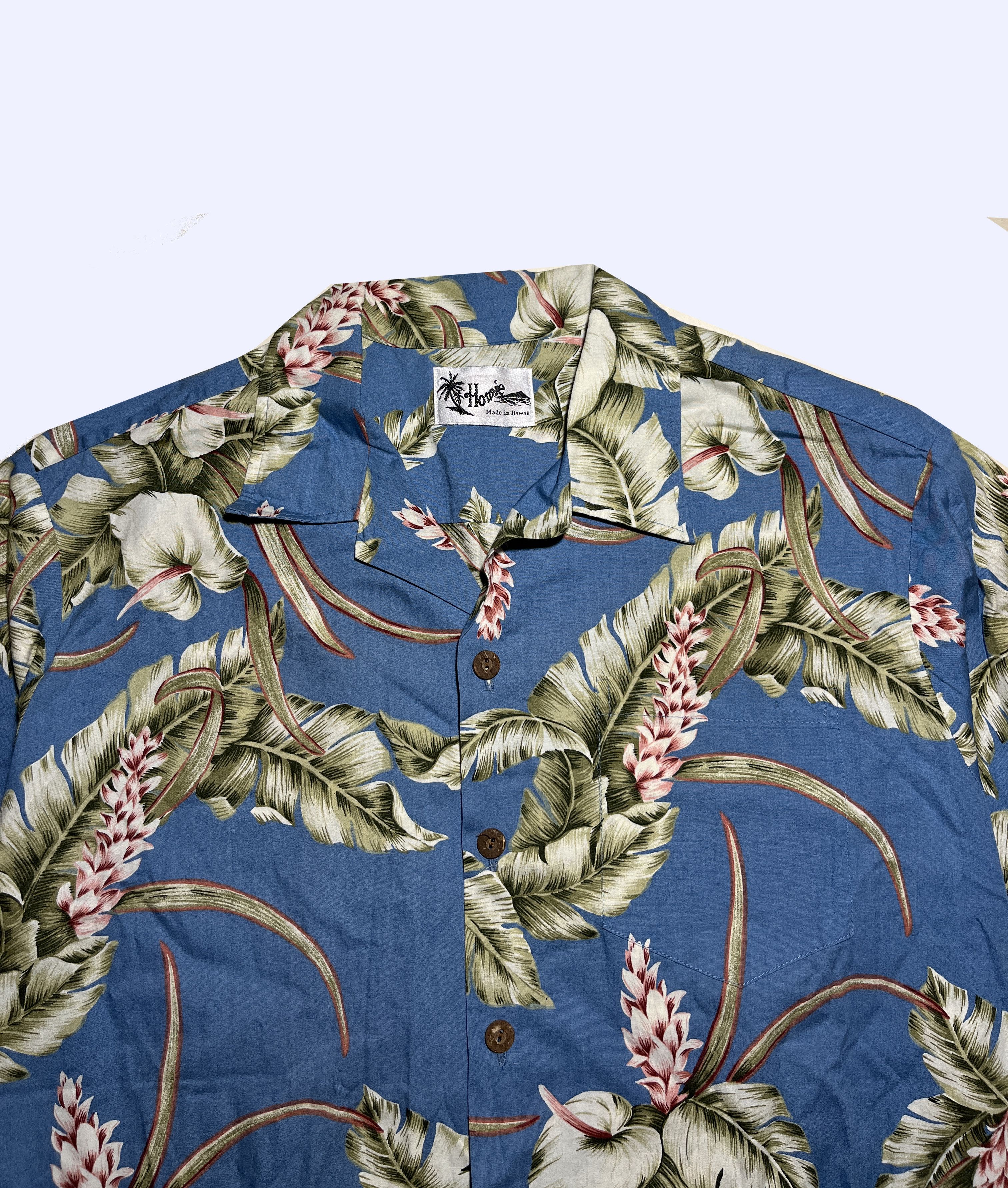 Other HOWIE Hawaiian Floral Ornamental Aloha Shirt Size US M / EU 48-50 / 2 - 2 Thumbnail
