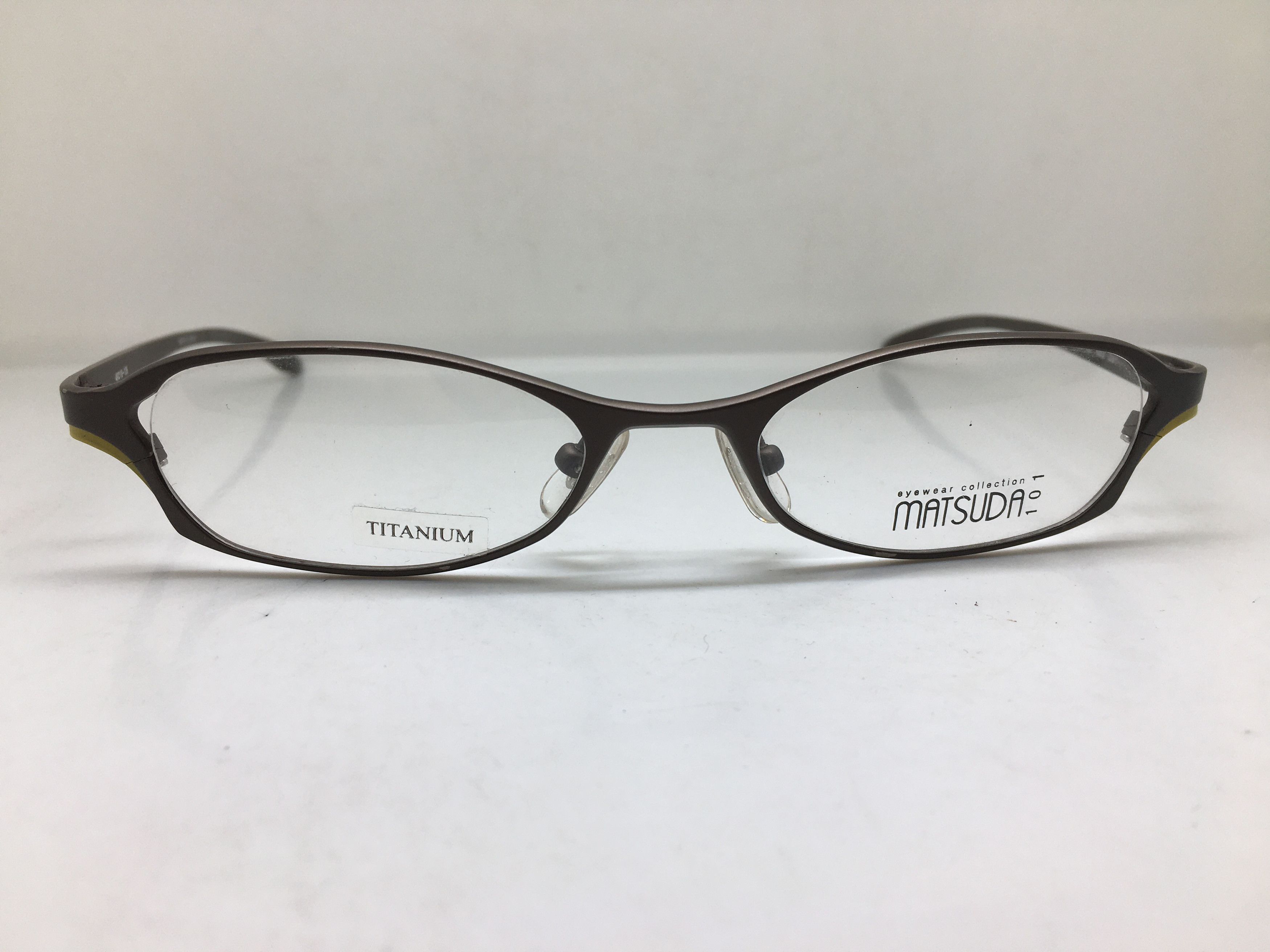 Matsuda Vintage Matsuda 101 9003 Tiatanium Eyeglasses Japan Size ONE SIZE - 1 Thumbnail