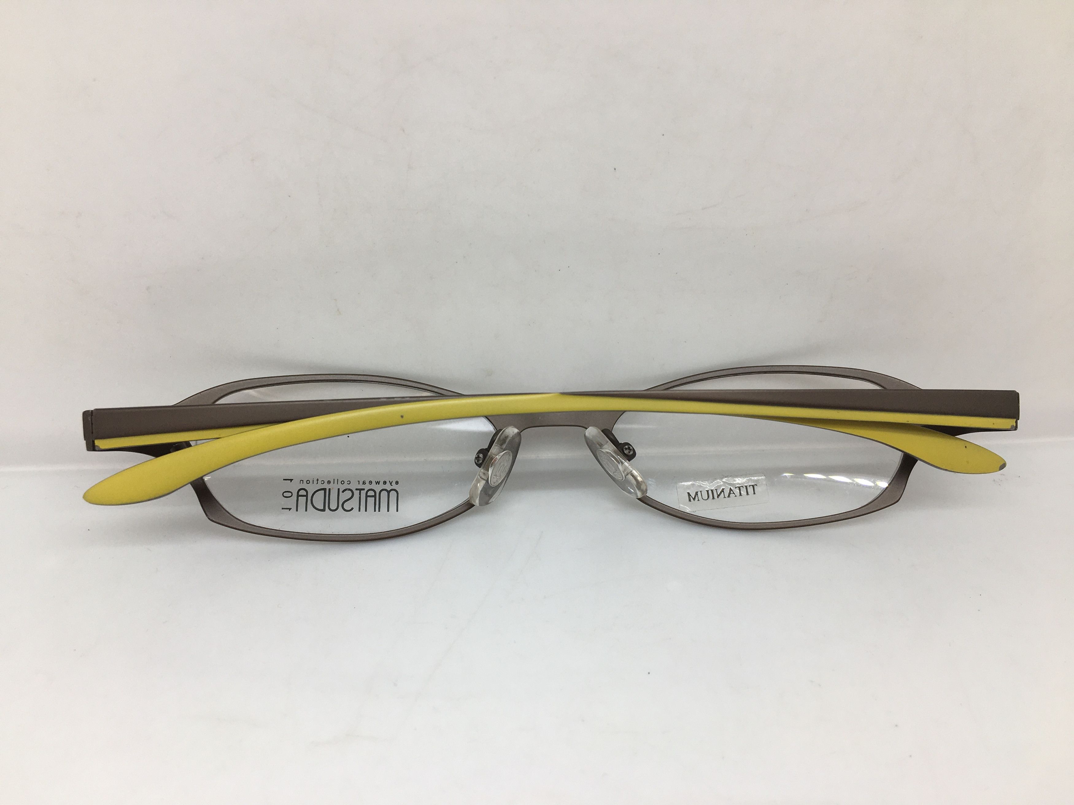 Matsuda Vintage Matsuda 101 9003 Tiatanium Eyeglasses Japan Size ONE SIZE - 8 Thumbnail