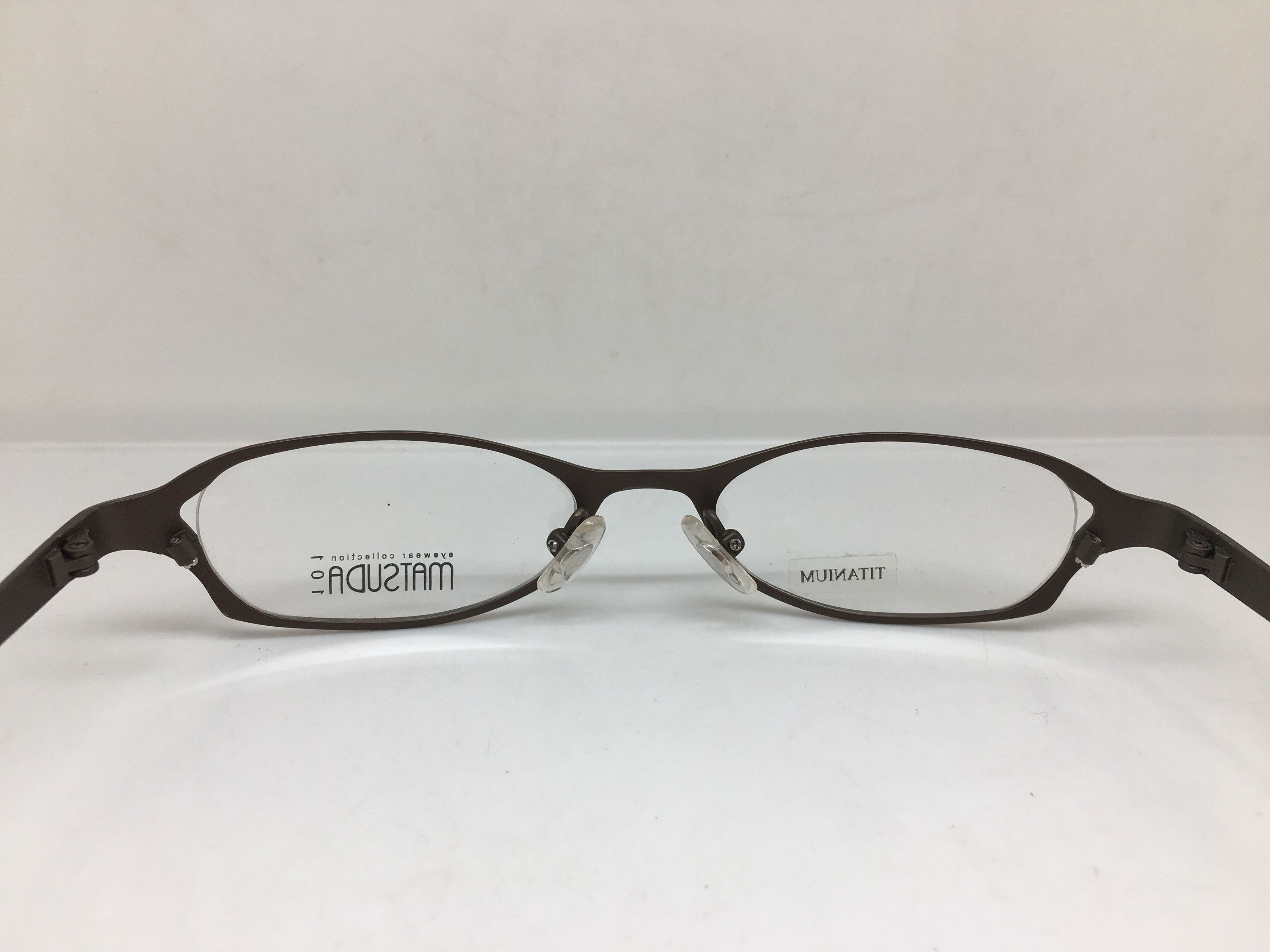 Matsuda Vintage Matsuda 101 9003 Tiatanium Eyeglasses Japan Size ONE SIZE - 4 Thumbnail