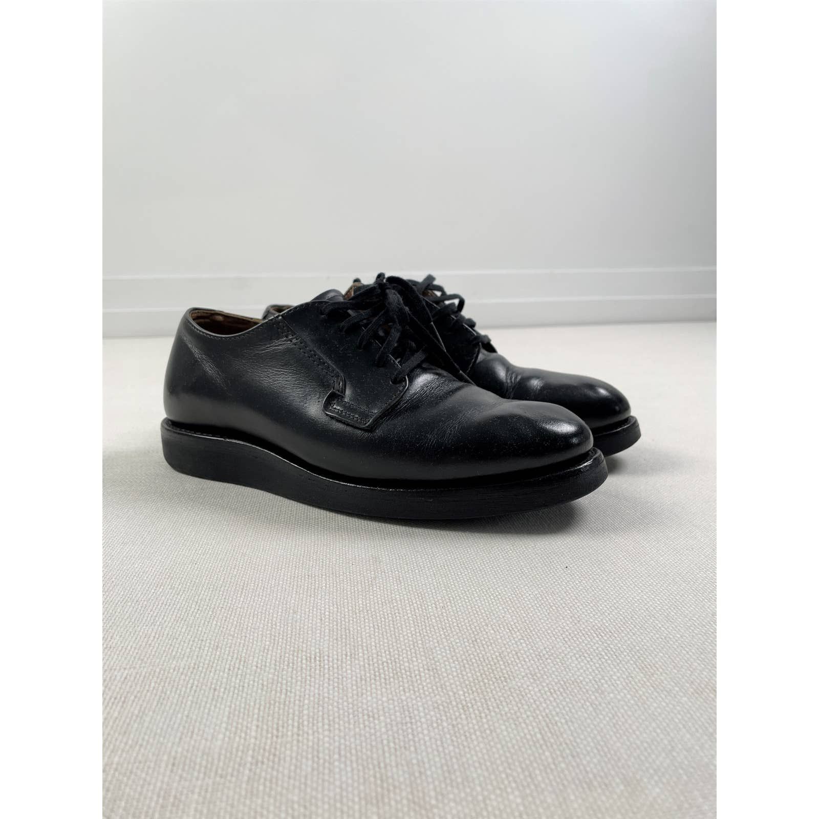 image of Red Wings Shoes Postman Oxfords In Black, Men's (Size 6.5)