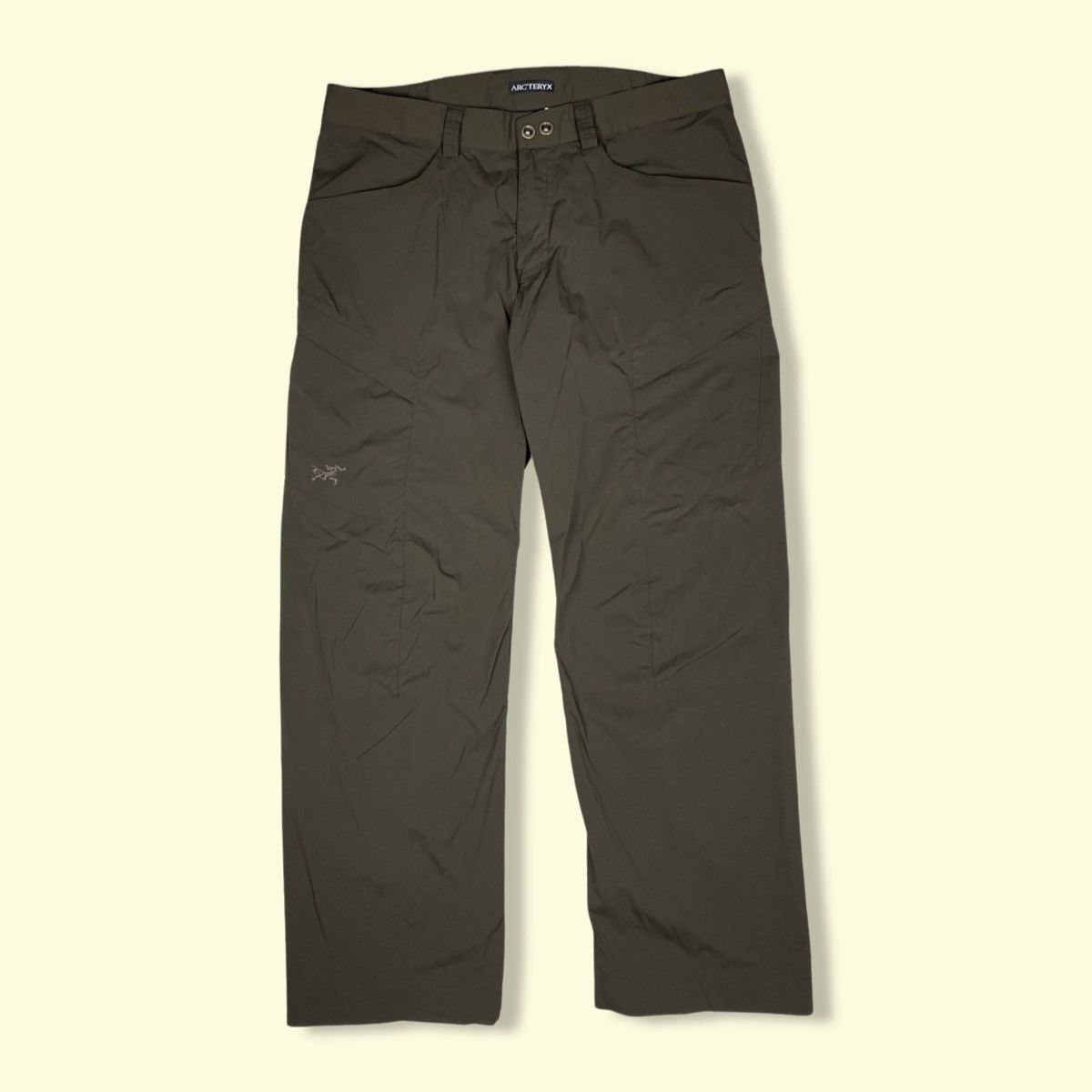 Dark Green Utility Nylon Pants (CA#34438)