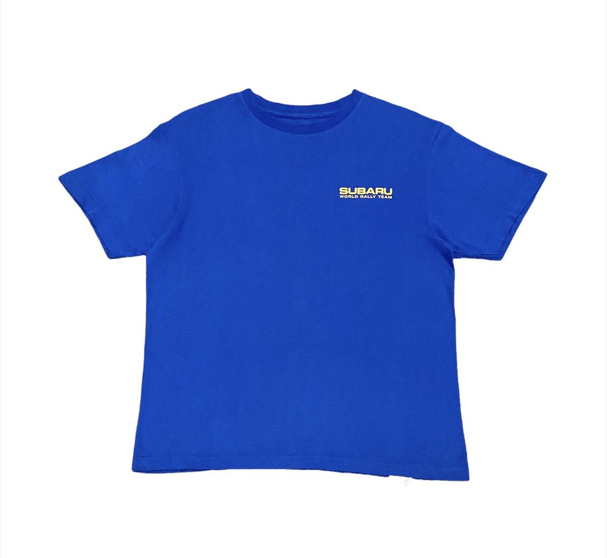 Japanese Brand 90s Vintage Subaru Racing World Rally Team tee Size US M / EU 48-50 / 2 - 2 Thumbnail