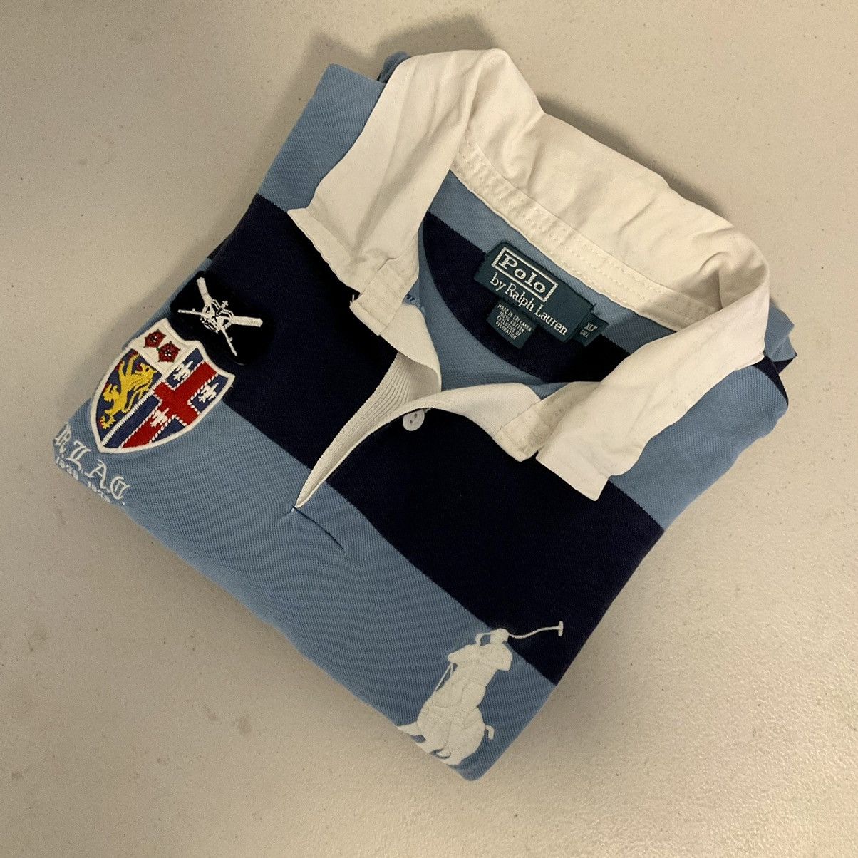 Ralph Lauren Polo Ralph Lauren Custom Fit No.15 Stripped Polo Tall XL Size US XL / EU 56 / 4 - 15 Thumbnail
