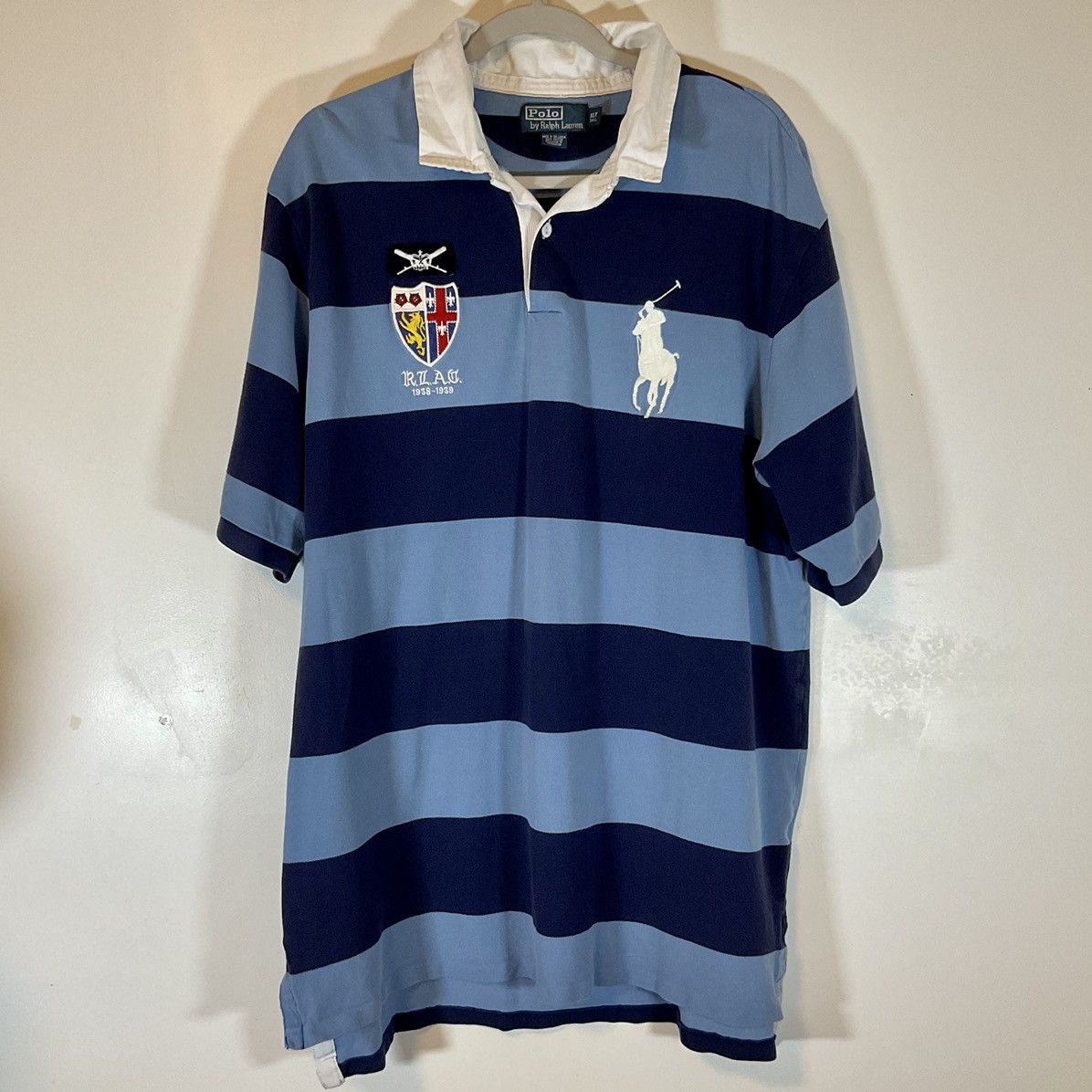 Ralph Lauren Polo Ralph Lauren Custom Fit No.15 Stripped Polo Tall XL Size US XL / EU 56 / 4 - 1 Thumbnail