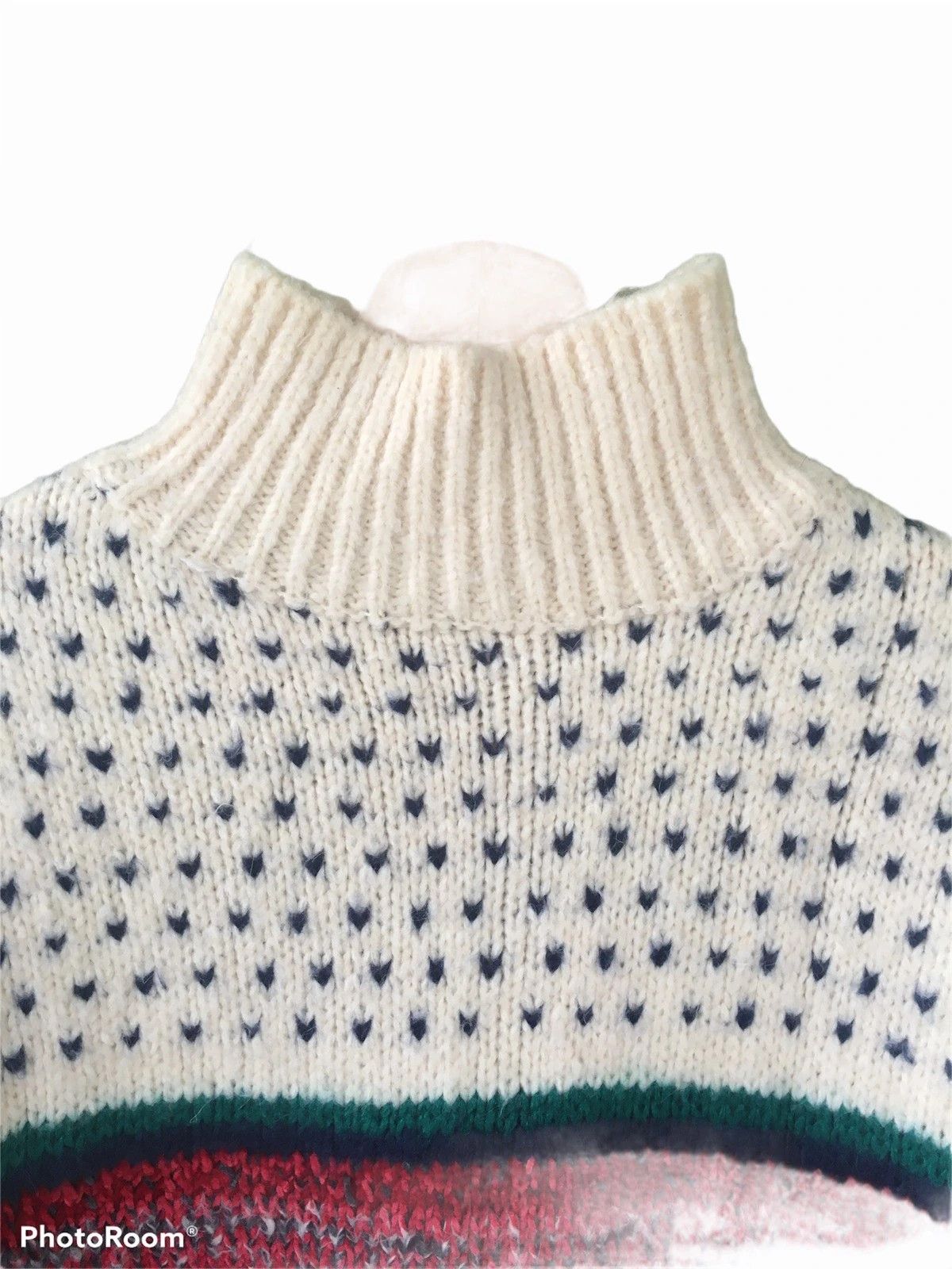 Other 📌Rare MELODY GARDEN Hand/Knitwear Stripe Pullover Design Size US M / EU 48-50 / 2 - 2 Thumbnail