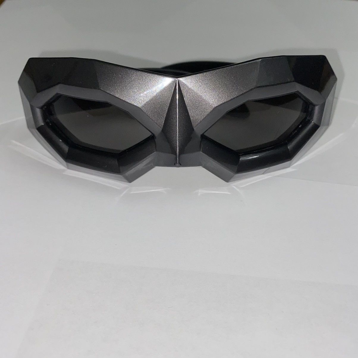 Linda Farrow × Walter Van Beirendonck Walter Van Beirendonk Diamond Mask Black Glasses Size ONE SIZE - 1 Thumbnail