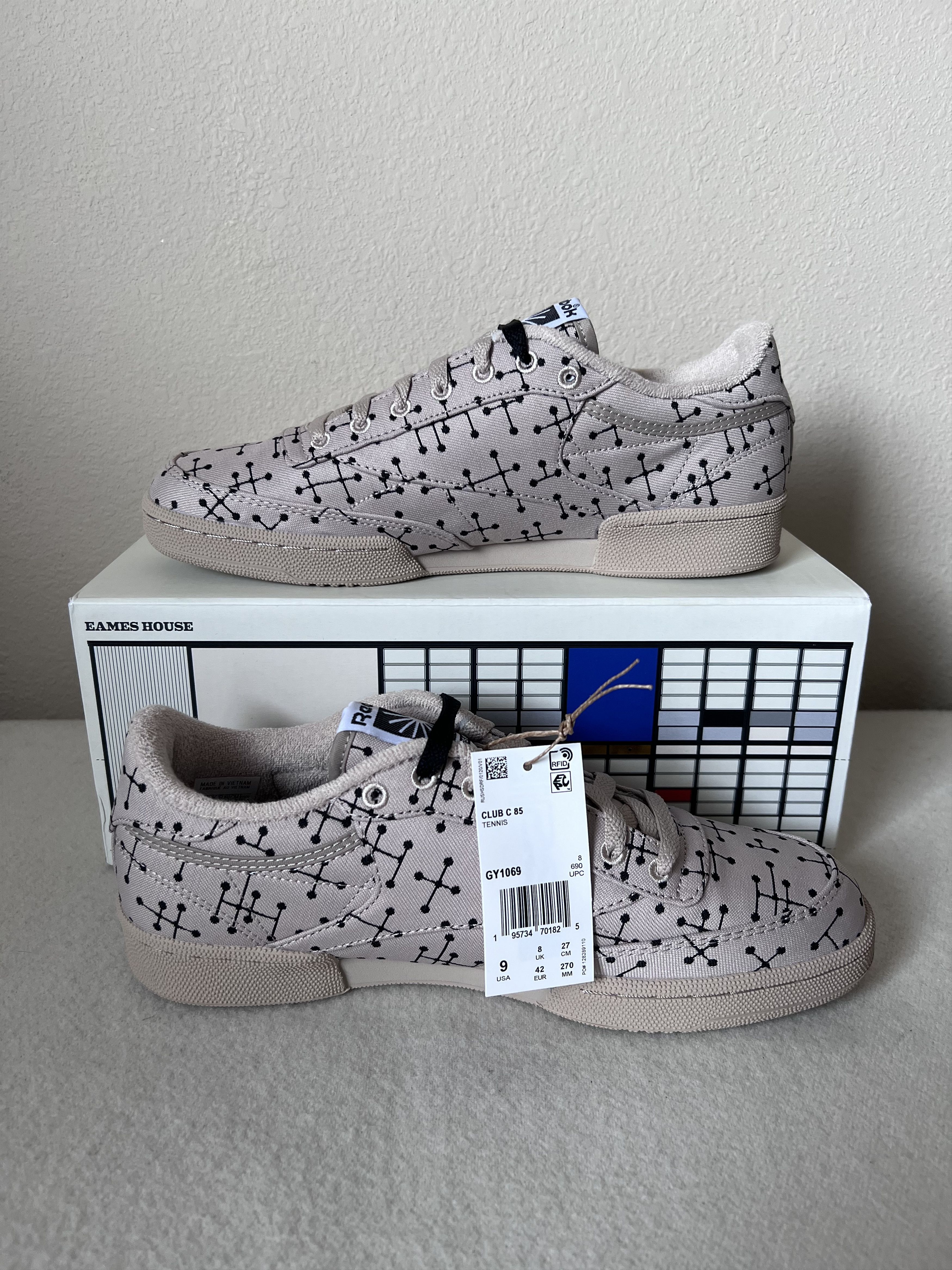 Reebok Eames Office Reebok Club C Dot Pattern Size US 9 / EU 42 - 3 Thumbnail