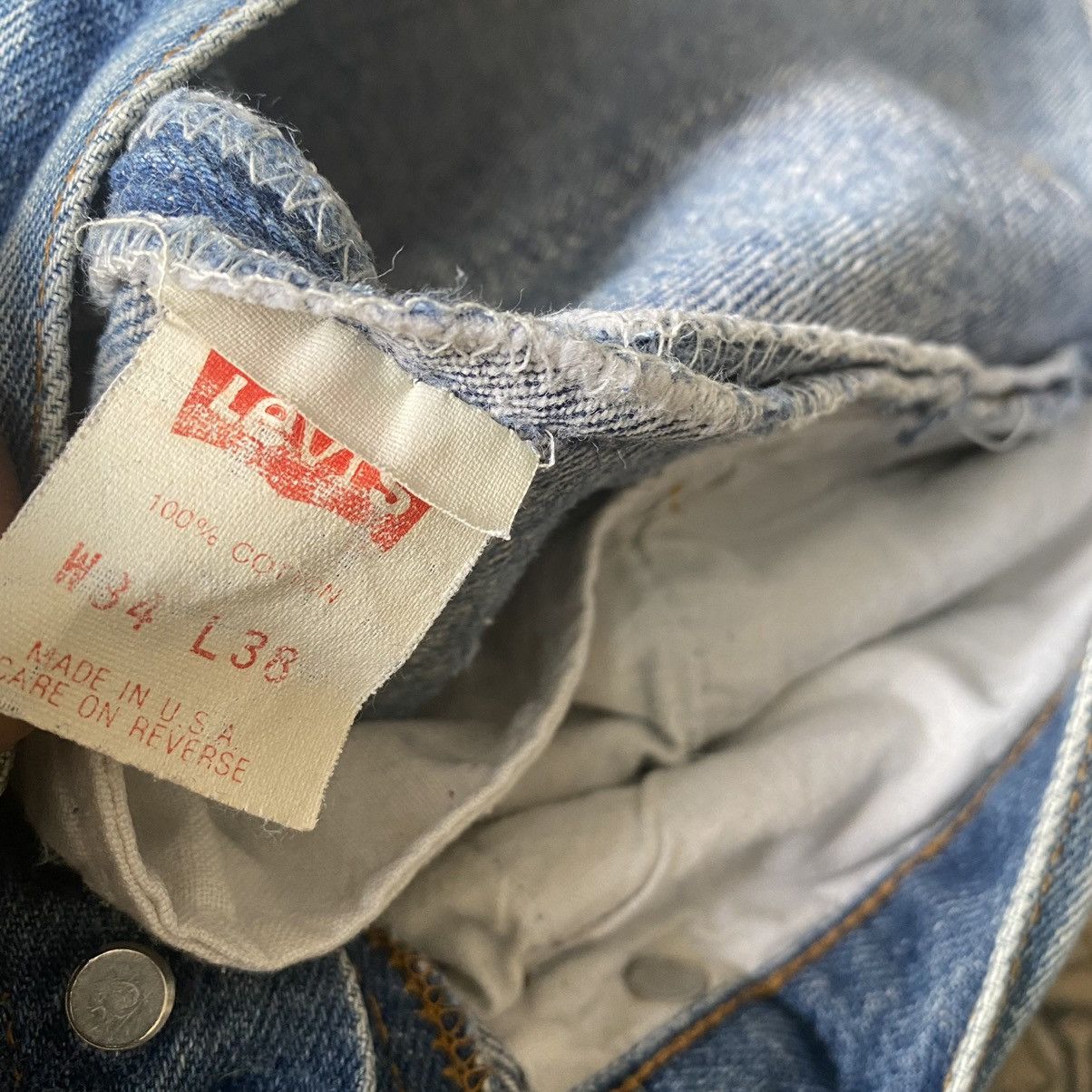 Levi's Vintage Levis 501xx Distressed Jeans 32x32 Size US 32 / EU 48 - 21 Thumbnail