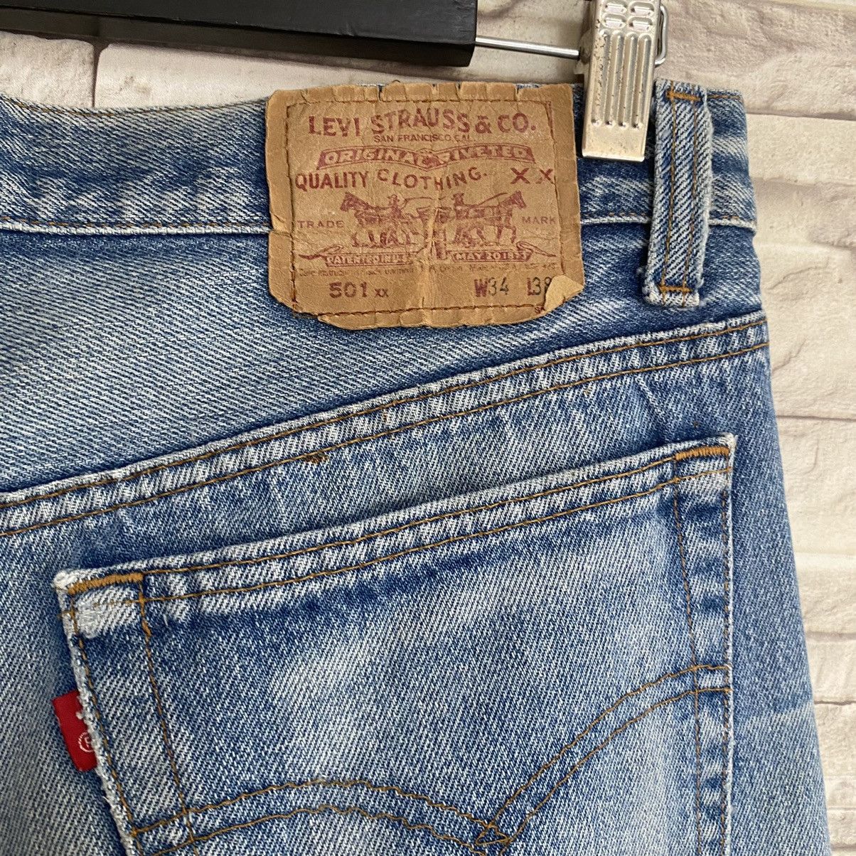 Levi's Vintage Levis 501xx Distressed Jeans 32x32 Size US 32 / EU 48 - 18 Thumbnail