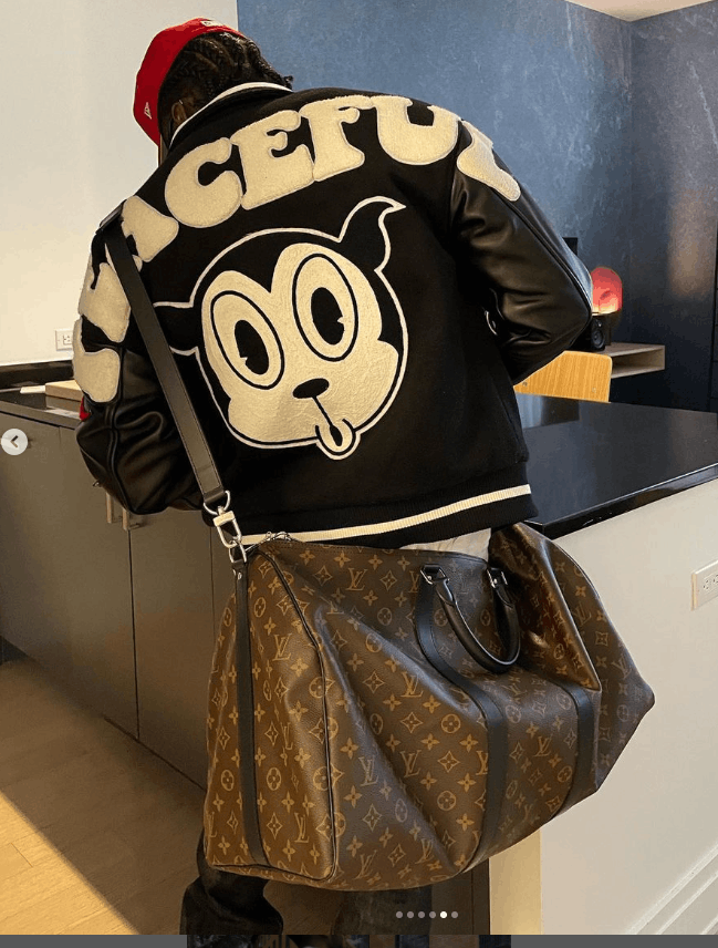 Louis Vuitton Winnie The Pooh Monogram Mix Brown Bomber Jacket