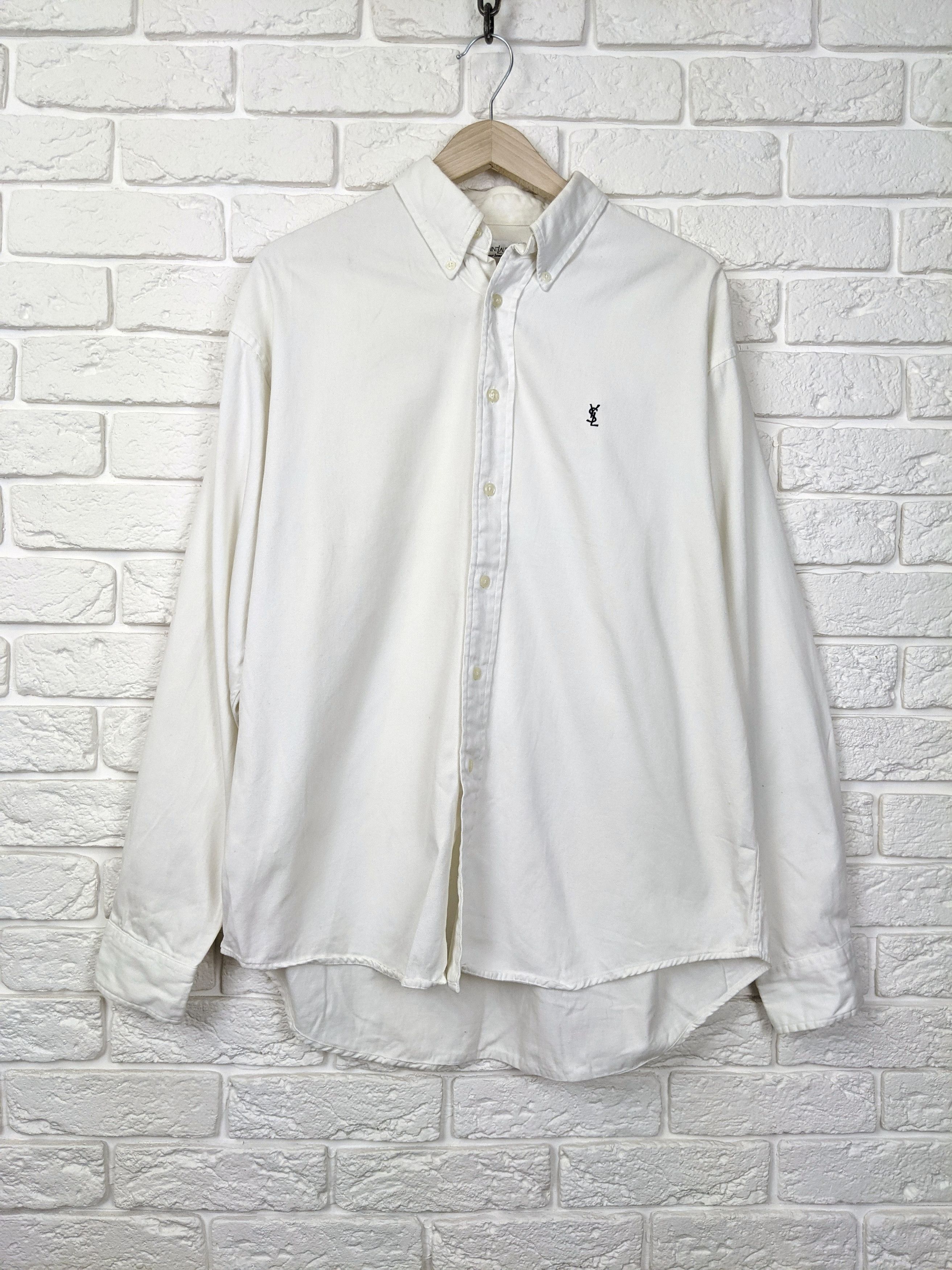 Yves Saint Laurent Ysl shirt pour homme overshirt Yves saint laurent Size US L / EU 52-54 / 3 - 1 Thumbnail