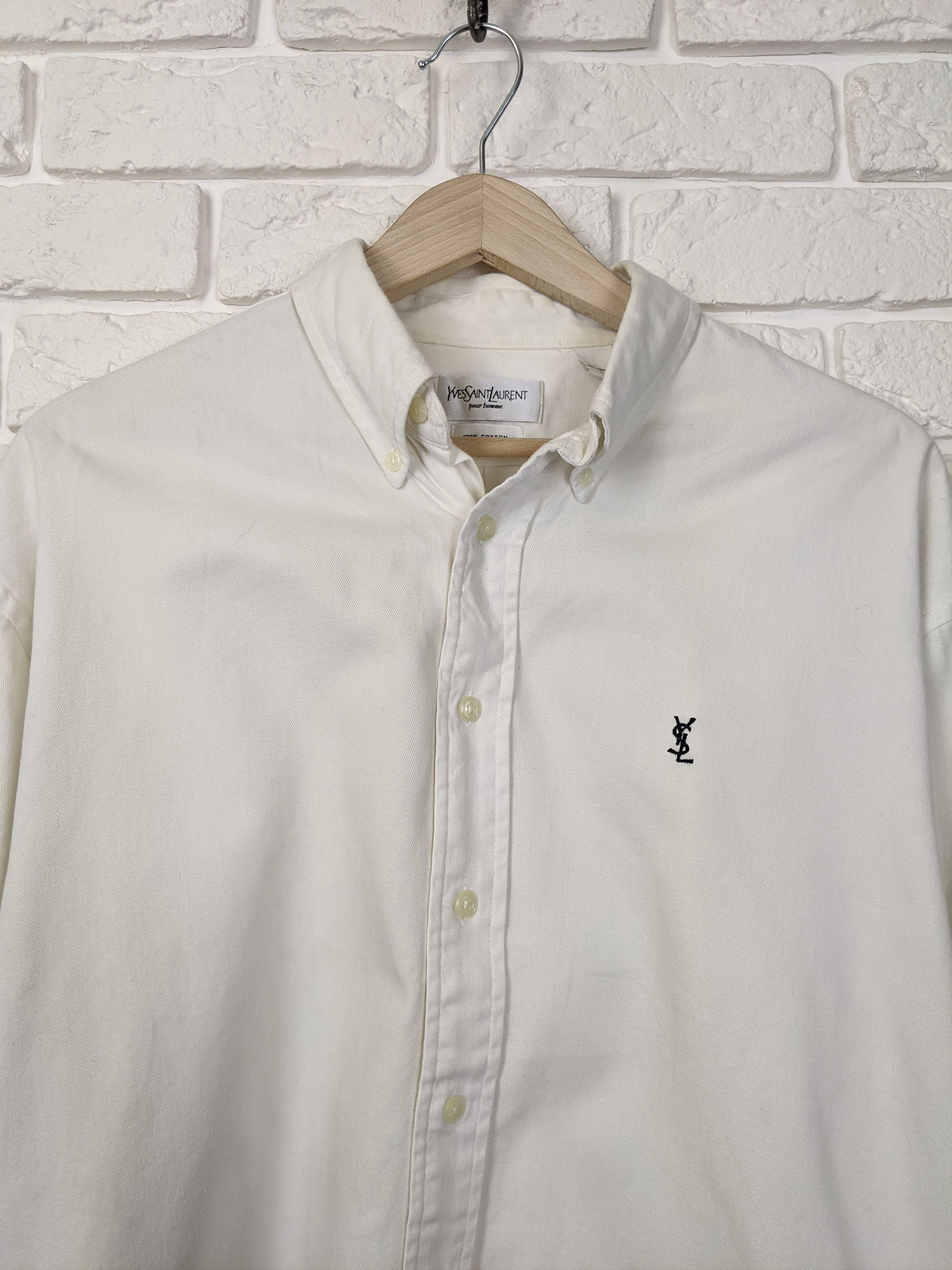 Yves Saint Laurent Ysl shirt pour homme overshirt Yves saint laurent Size US L / EU 52-54 / 3 - 2 Thumbnail