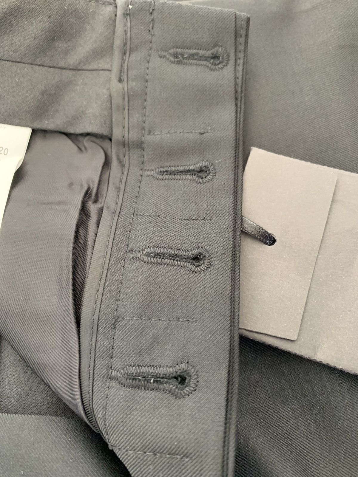 Versace Rrp $1185 (NWT) SS16 black formal gabardine trousers Size US 28 / EU 44 - 9 Thumbnail