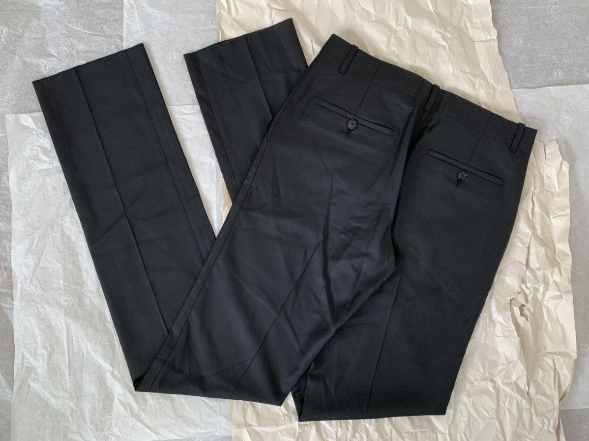 Versace Rrp $1185 (NWT) SS16 black formal gabardine trousers Size US 28 / EU 44 - 4 Thumbnail