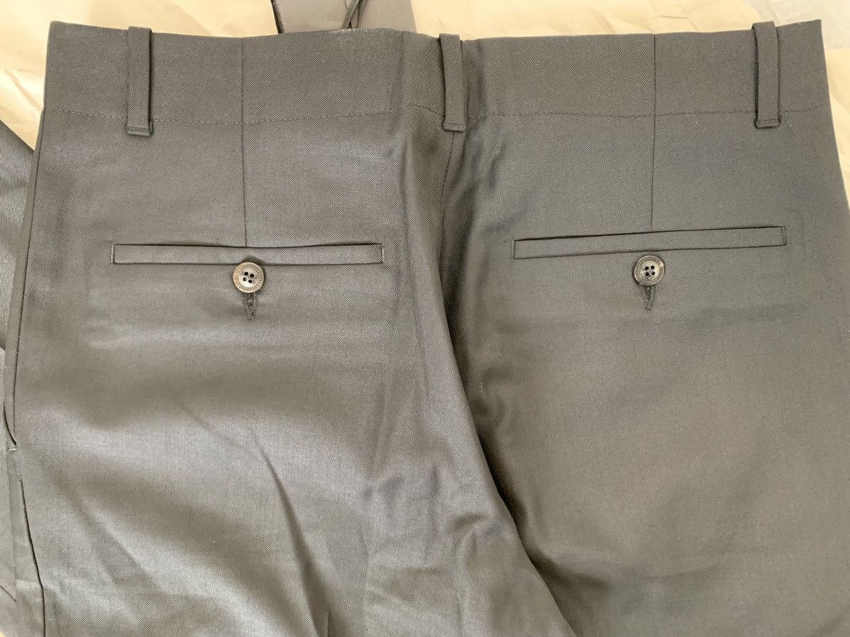 Versace Rrp $1185 (NWT) SS16 black formal gabardine trousers Size US 28 / EU 44 - 5 Thumbnail