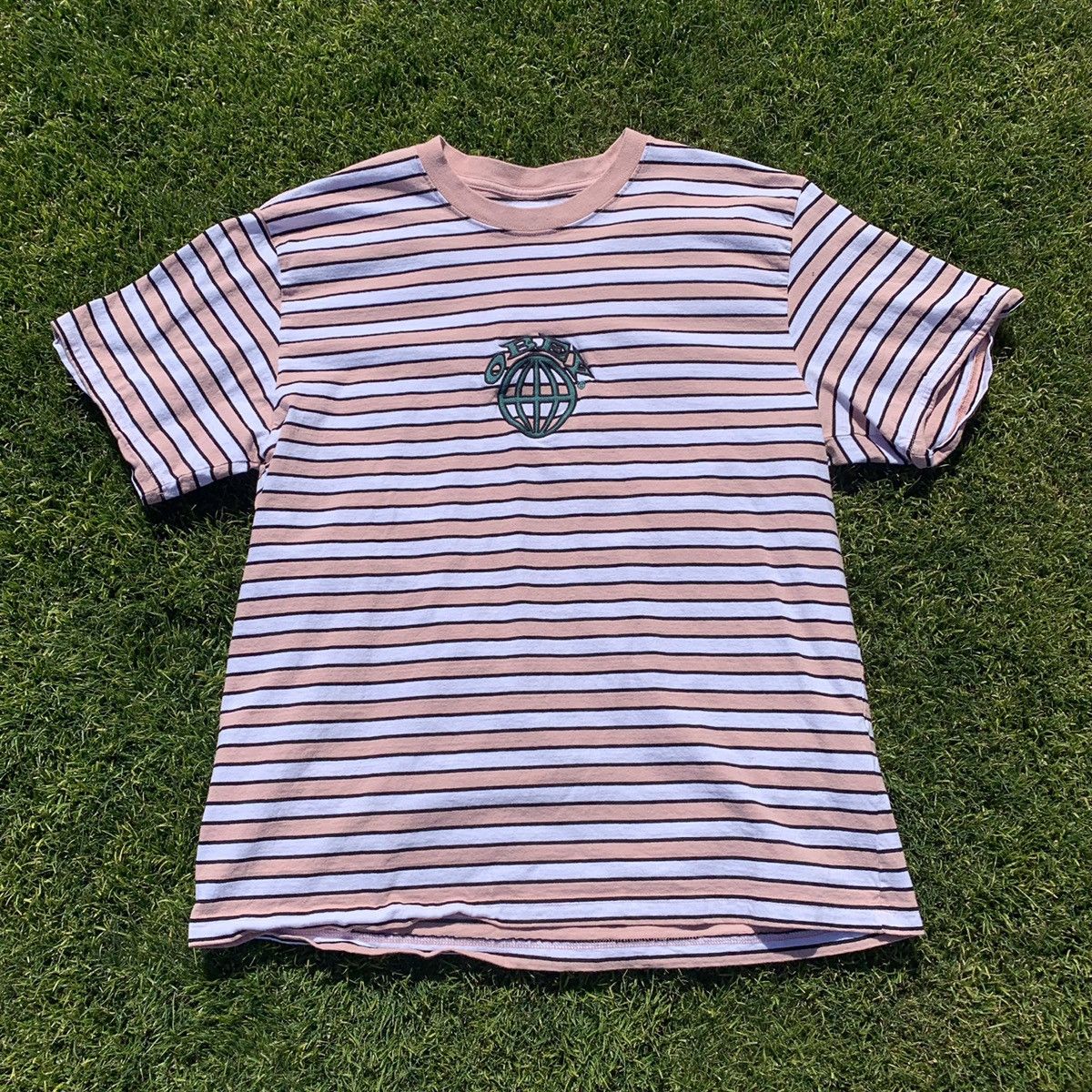 Obey × Vintage Vintage Obey Striped Tee Size US XL / EU 56 / 4 - 2 Thumbnail