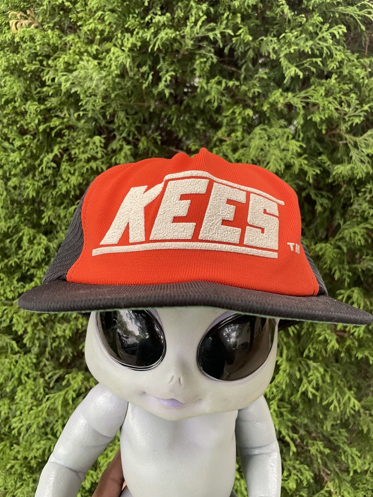 Vintage 70s Farmer KEES Trucker Hat SnapBack Vintage Mesh Made USA Size ONE SIZE - 1 Thumbnail