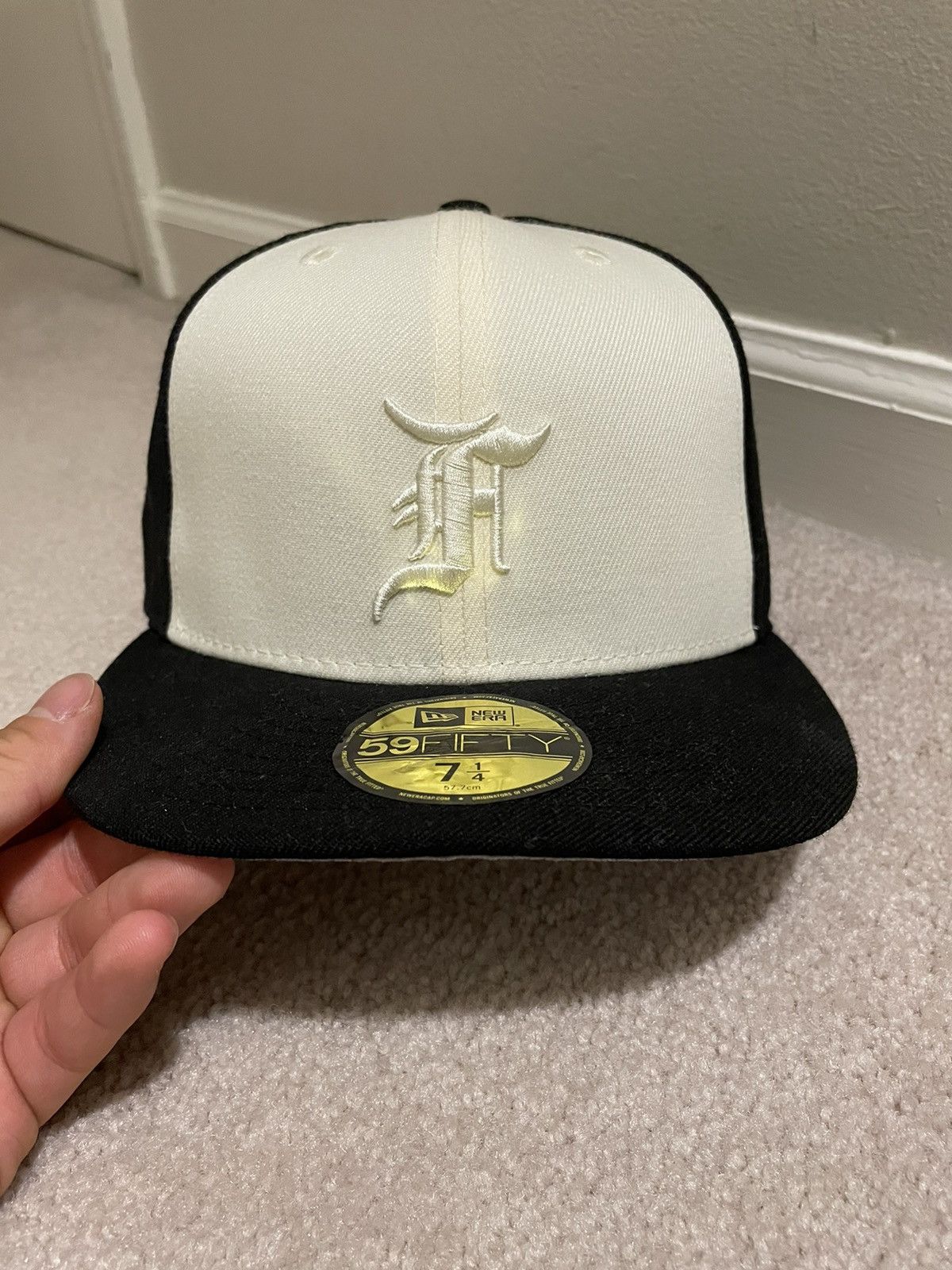 Fear of God x New Era 59Fifty Fitted Black Baseball Hat 7 1