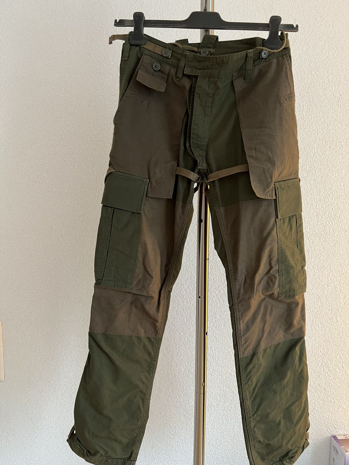 Miharayasuhiro Miharayasuhiro Reconstructed Hybrid Bondage Cargo Pants |  Grailed