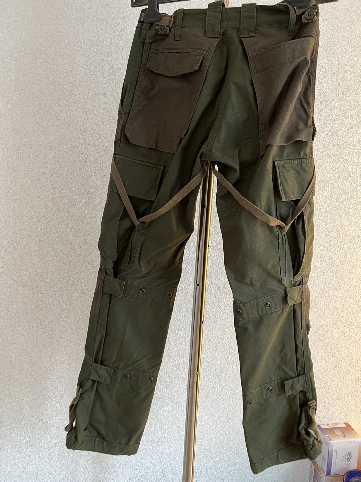 Maison MIHARA YASUHIRO Miharayasuhiro Reconstructed Hybrid Bondage Cargo Pants Size US 31 - 3 Thumbnail