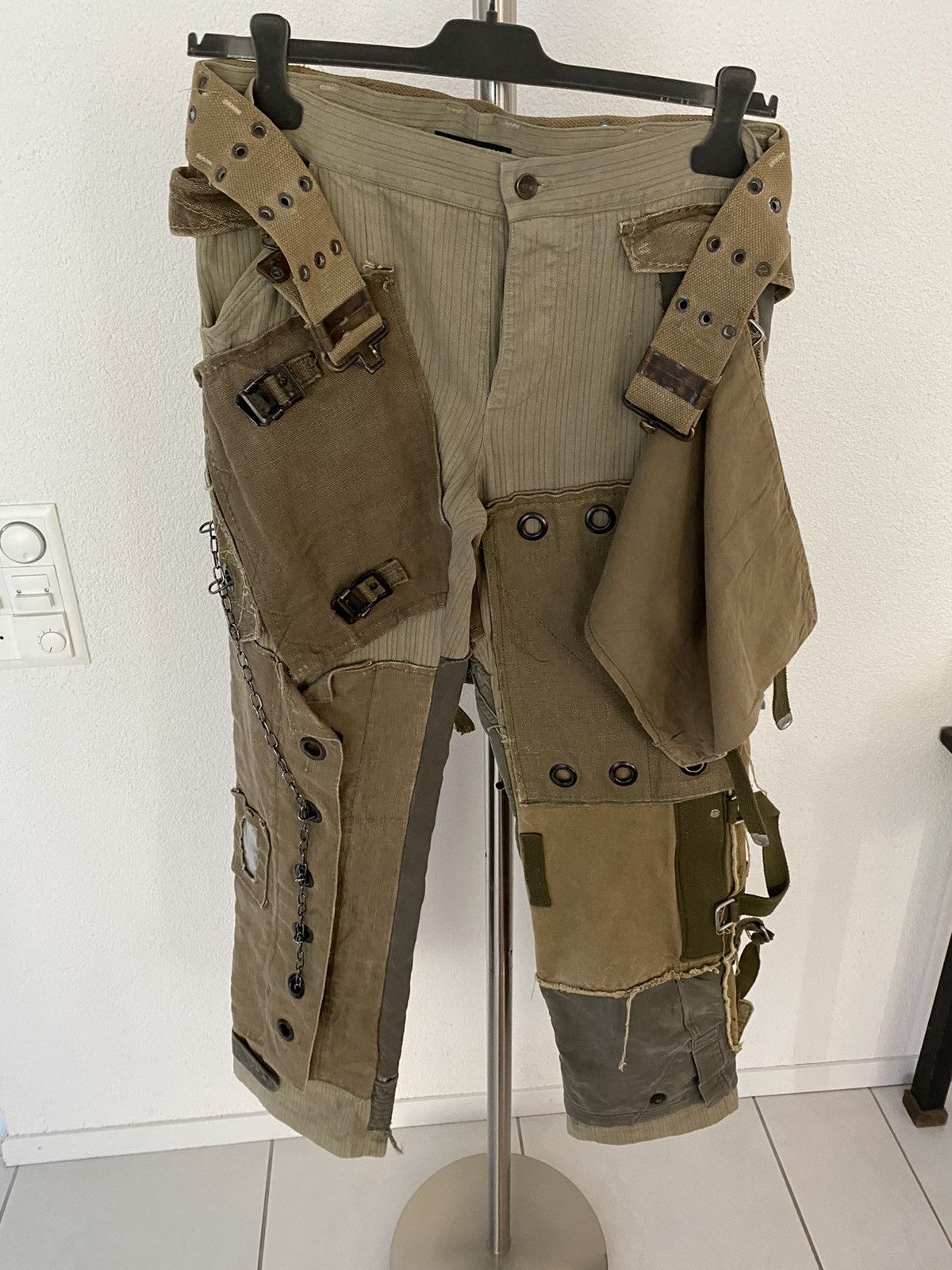 Dolce & Gabbana Dolce gabbana aw2003 reconstructed pants Size US 32 / EU 48 - 4 Thumbnail