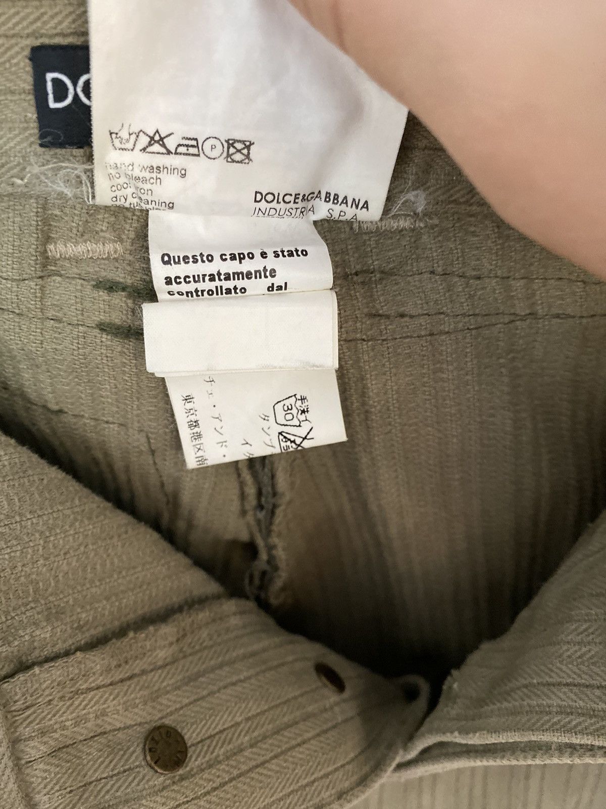 Dolce & Gabbana Dolce gabbana aw2003 reconstructed pants Size US 32 / EU 48 - 11 Thumbnail