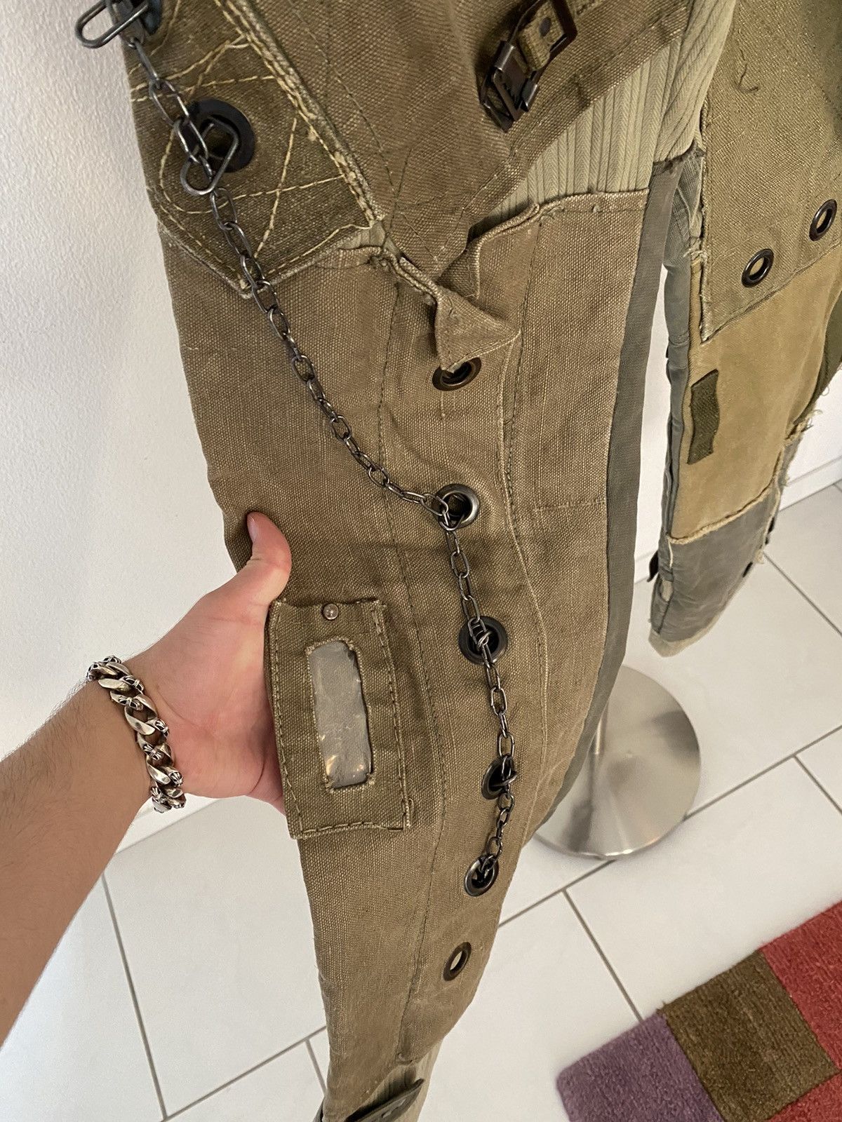 Dolce & Gabbana Dolce gabbana aw2003 reconstructed pants Size US 32 / EU 48 - 6 Thumbnail