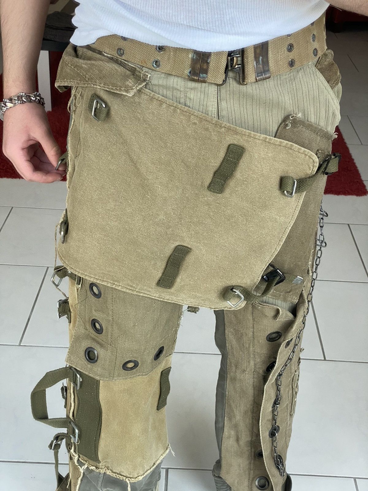 Dolce & Gabbana Dolce gabbana aw2003 reconstructed pants Size US 32 / EU 48 - 14 Thumbnail