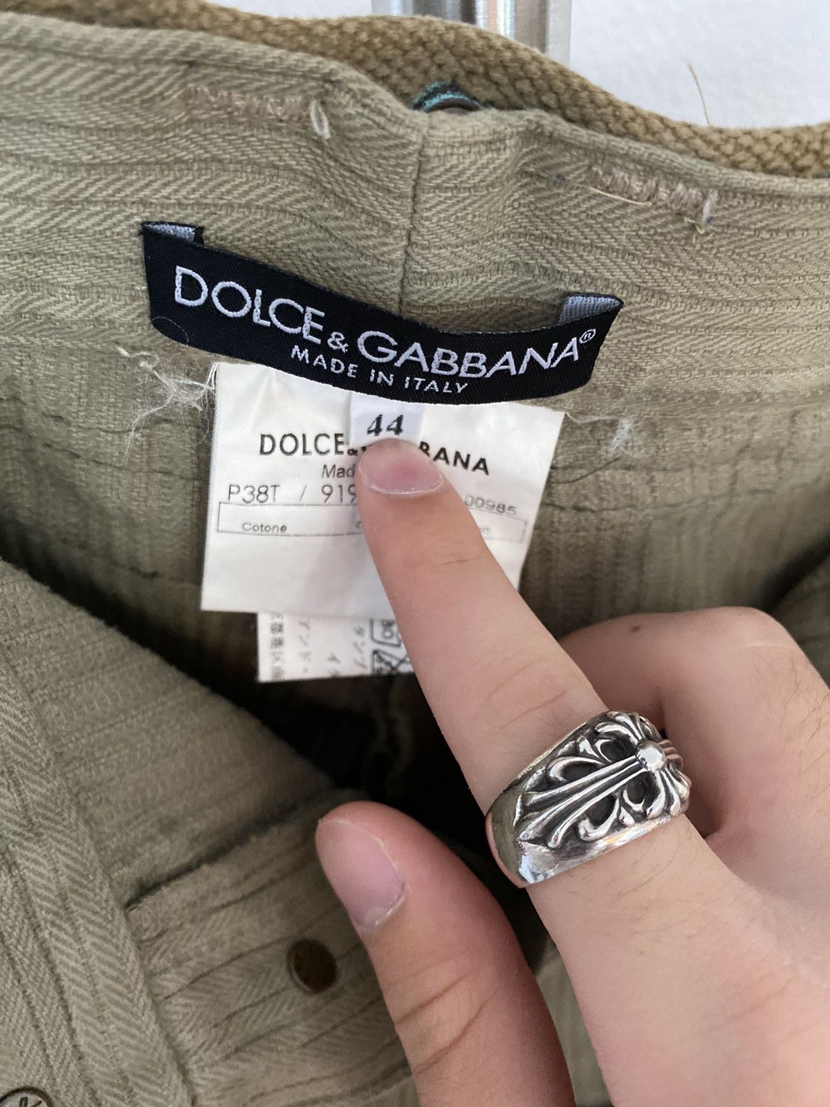 Dolce & Gabbana Dolce gabbana aw2003 reconstructed pants Size US 32 / EU 48 - 10 Thumbnail