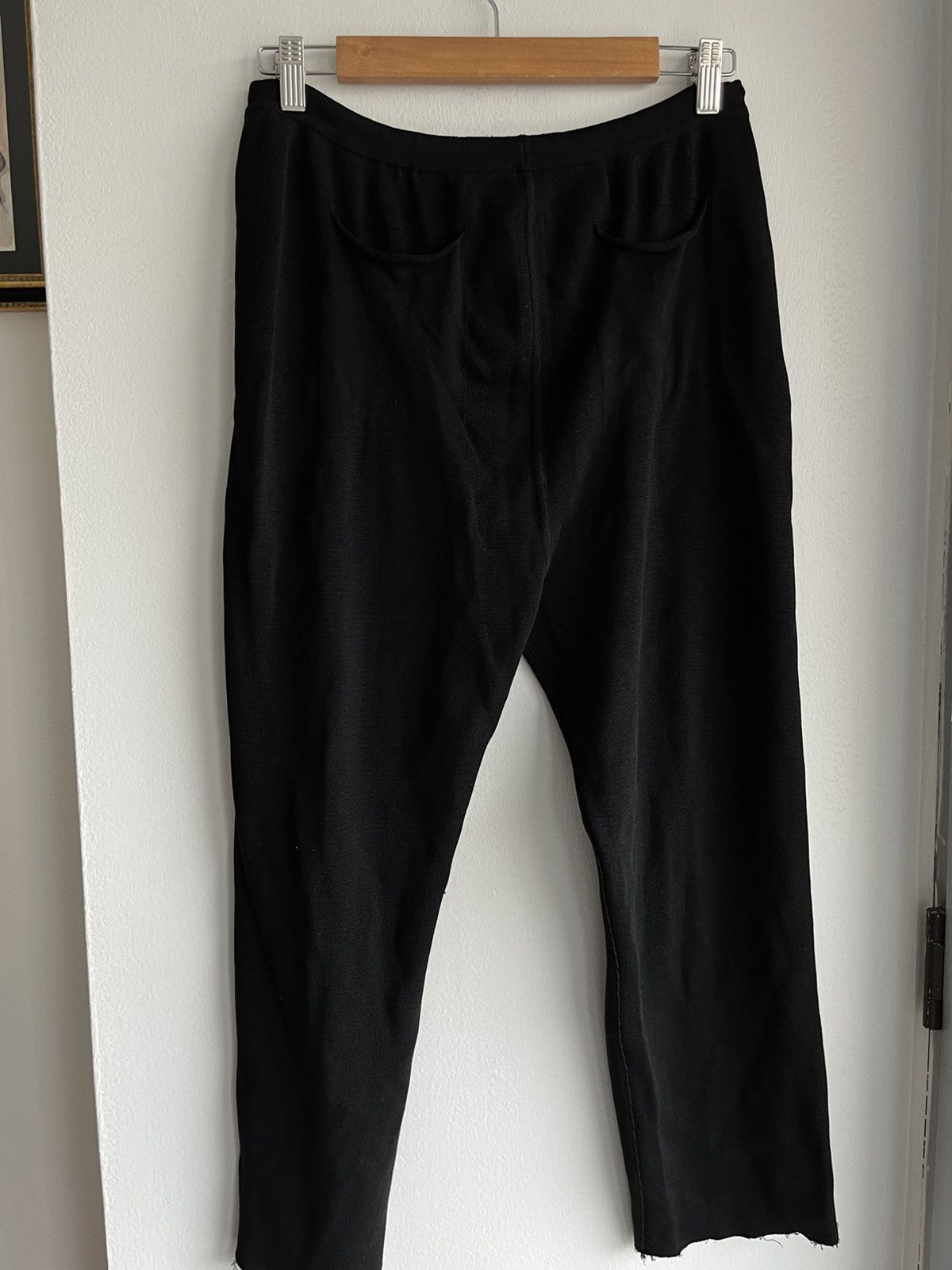 Rick Owens Rick Owens 100% SILK KNIT NO - DROP Crotch Pants Trousers Size US 32 / EU 48 - 7 Thumbnail