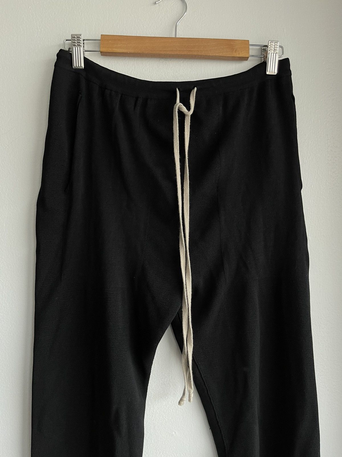 Rick Owens Rick Owens 100% SILK KNIT NO - DROP Crotch Pants Trousers Size US 32 / EU 48 - 2 Thumbnail