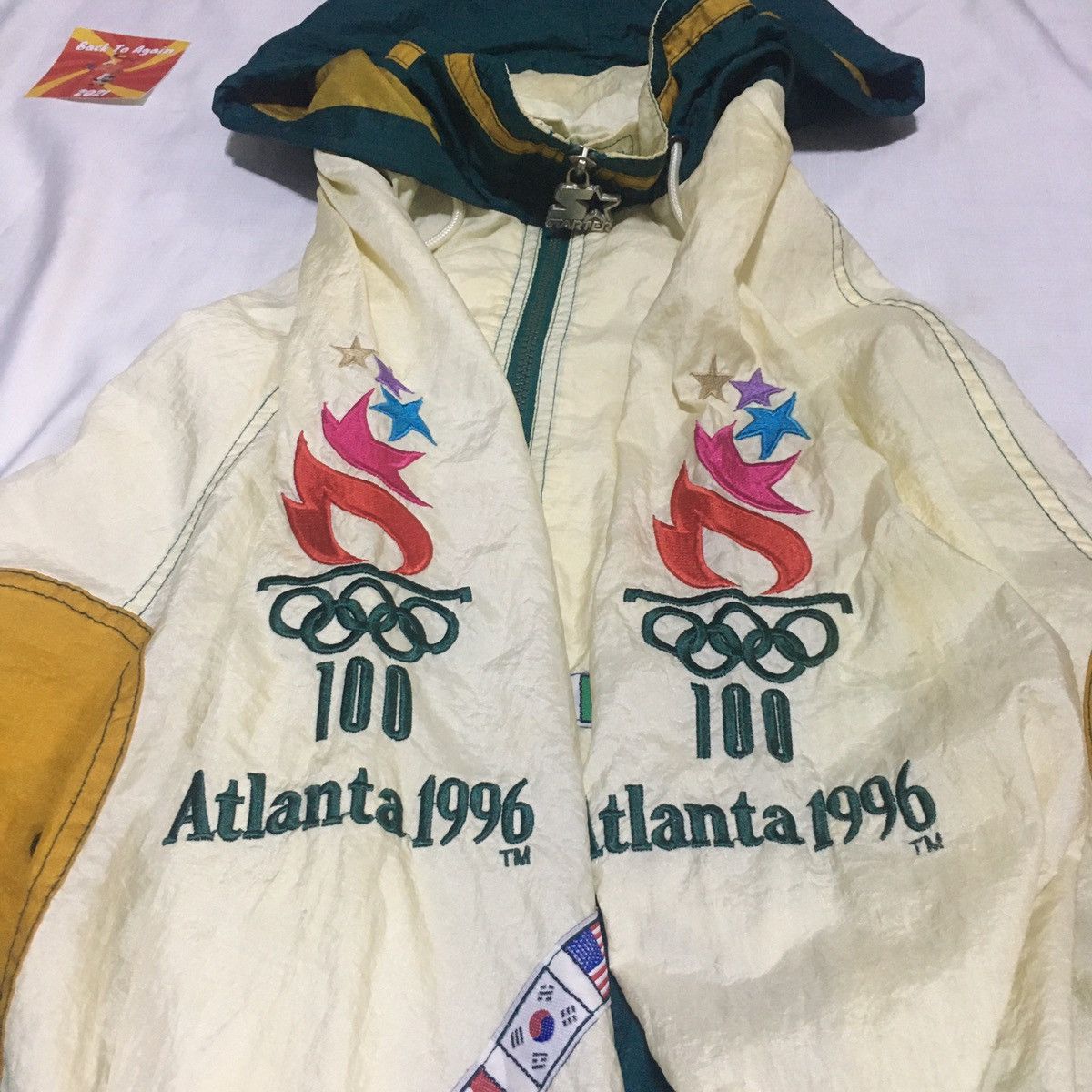 Vintage Rare New Large 1996 Atlanta Olympics Starter Jacket