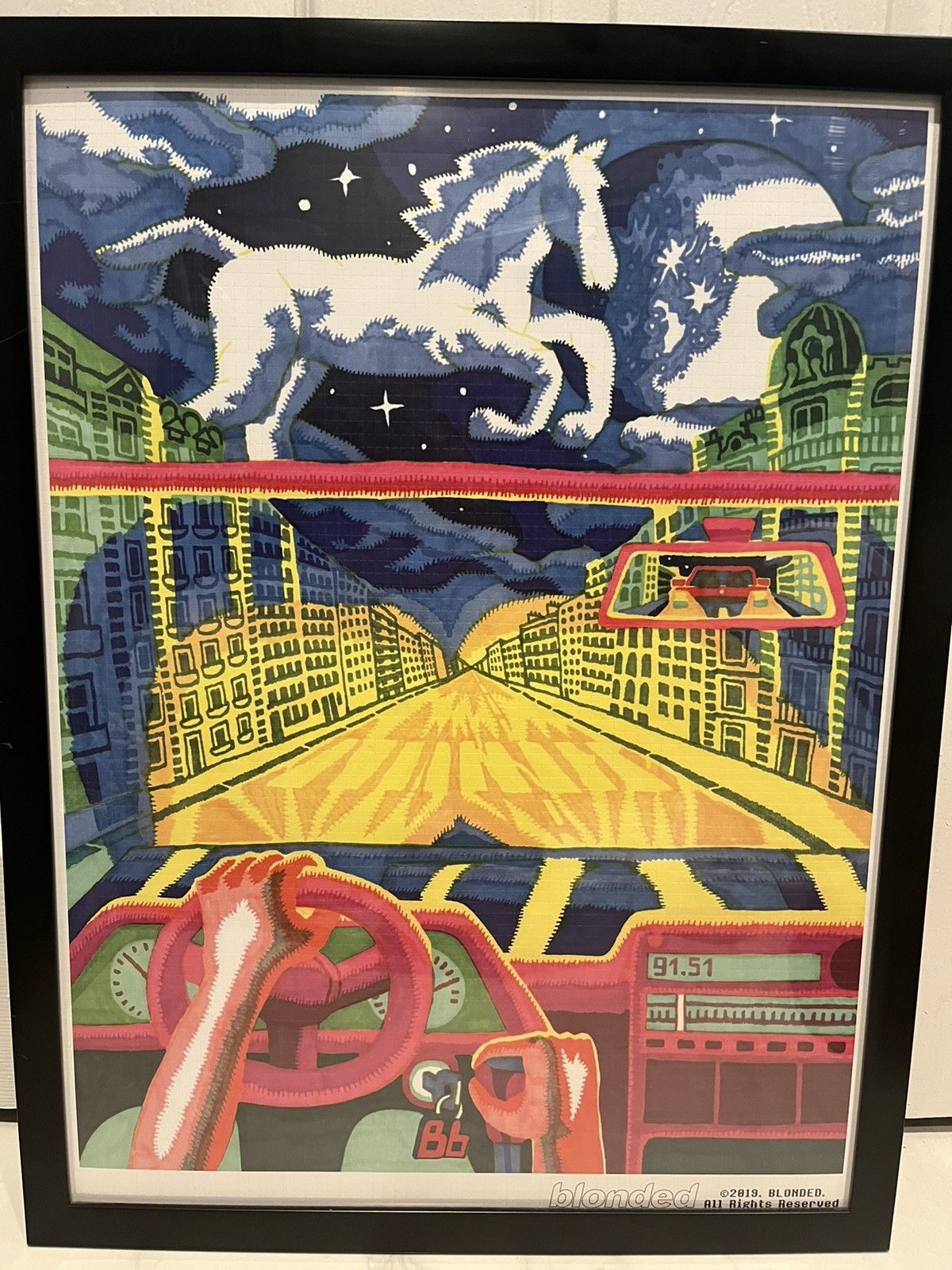Frank Ocean Frank Ocean Blonded Acid Poster | Grailed
