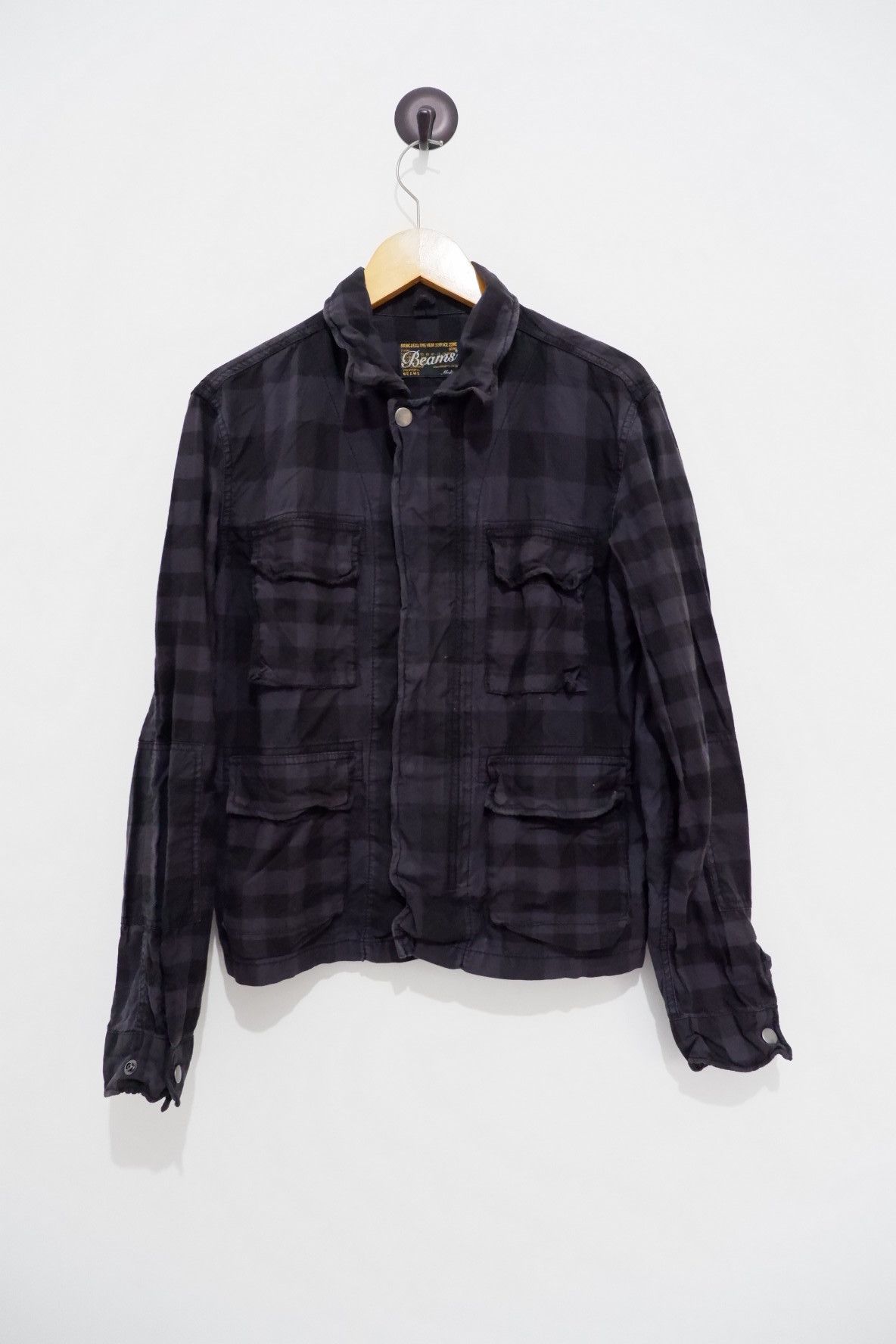 Beams Plus Beams Plaid Parka Jacket Size US S / EU 44-46 / 1 - 1 Thumbnail