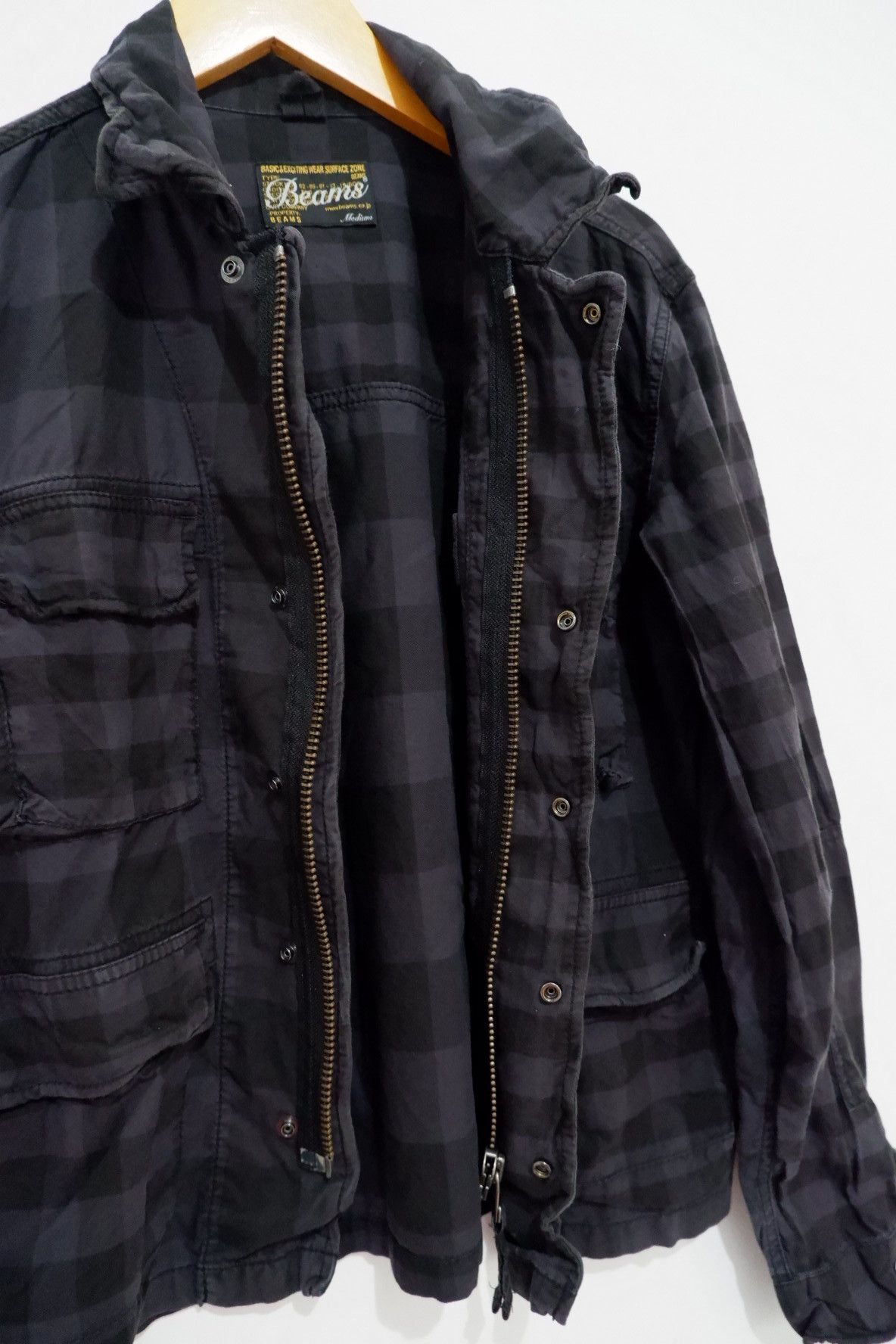 Beams Plus Beams Plaid Parka Jacket Size US S / EU 44-46 / 1 - 4 Thumbnail