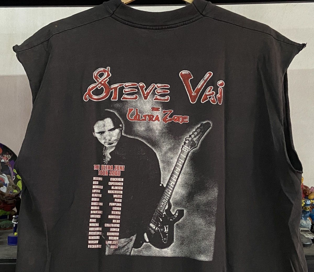 激レアスティーブ・ヴァイ ウルトラゾーンツアーTシャツ 1999-2000