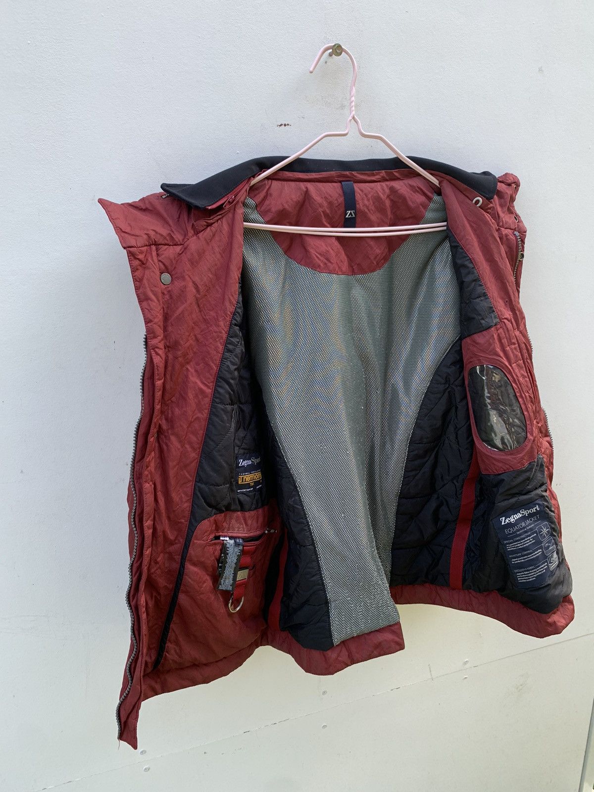 Ermenegildo Zegna × Z Zegna Rare Zegna Sport Visible Hoodie Bomber Jacket Size US M / EU 48-50 / 2 - 6 Thumbnail