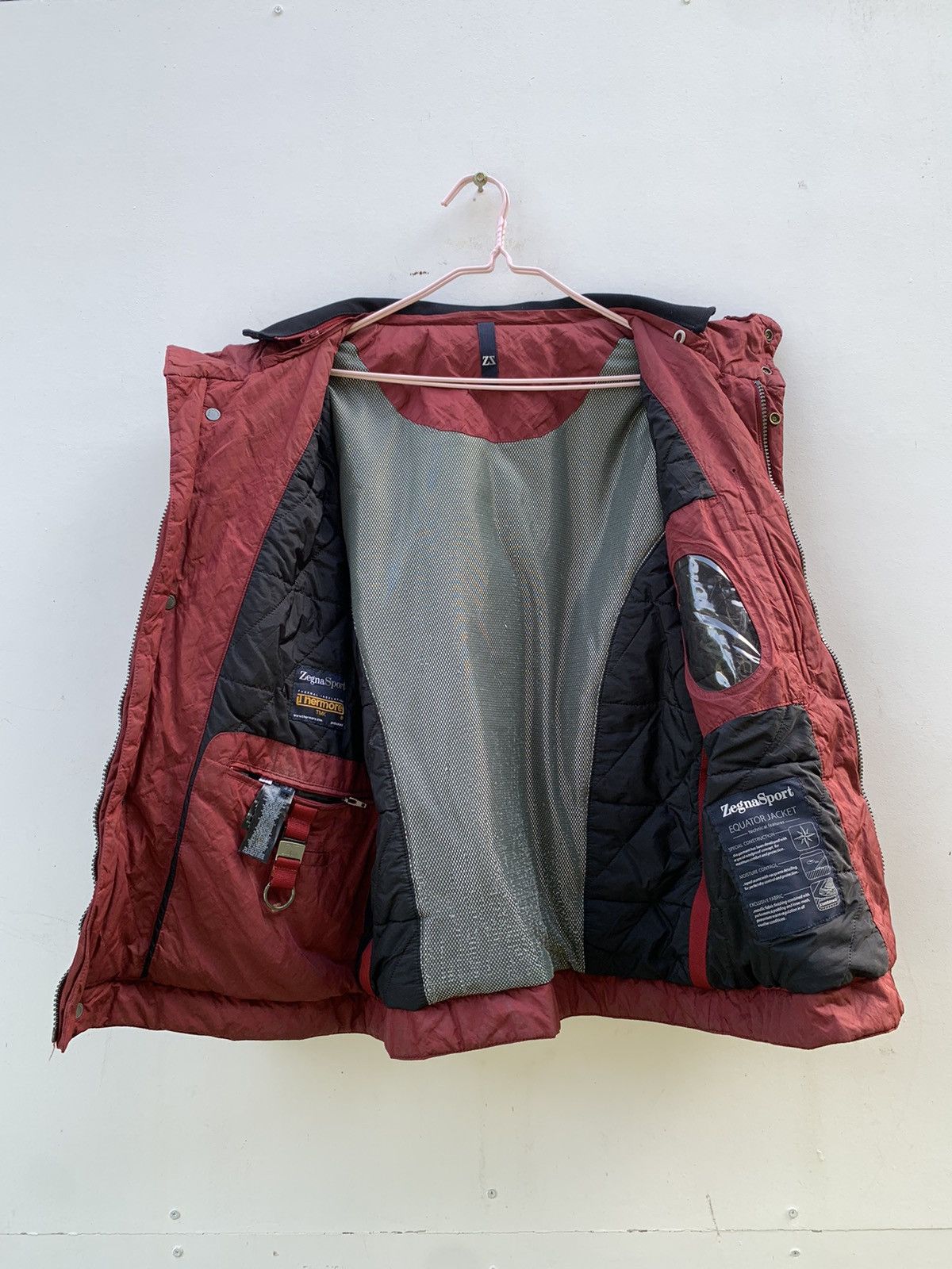 Ermenegildo Zegna × Z Zegna Rare Zegna Sport Visible Hoodie Bomber Jacket Size US M / EU 48-50 / 2 - 5 Thumbnail
